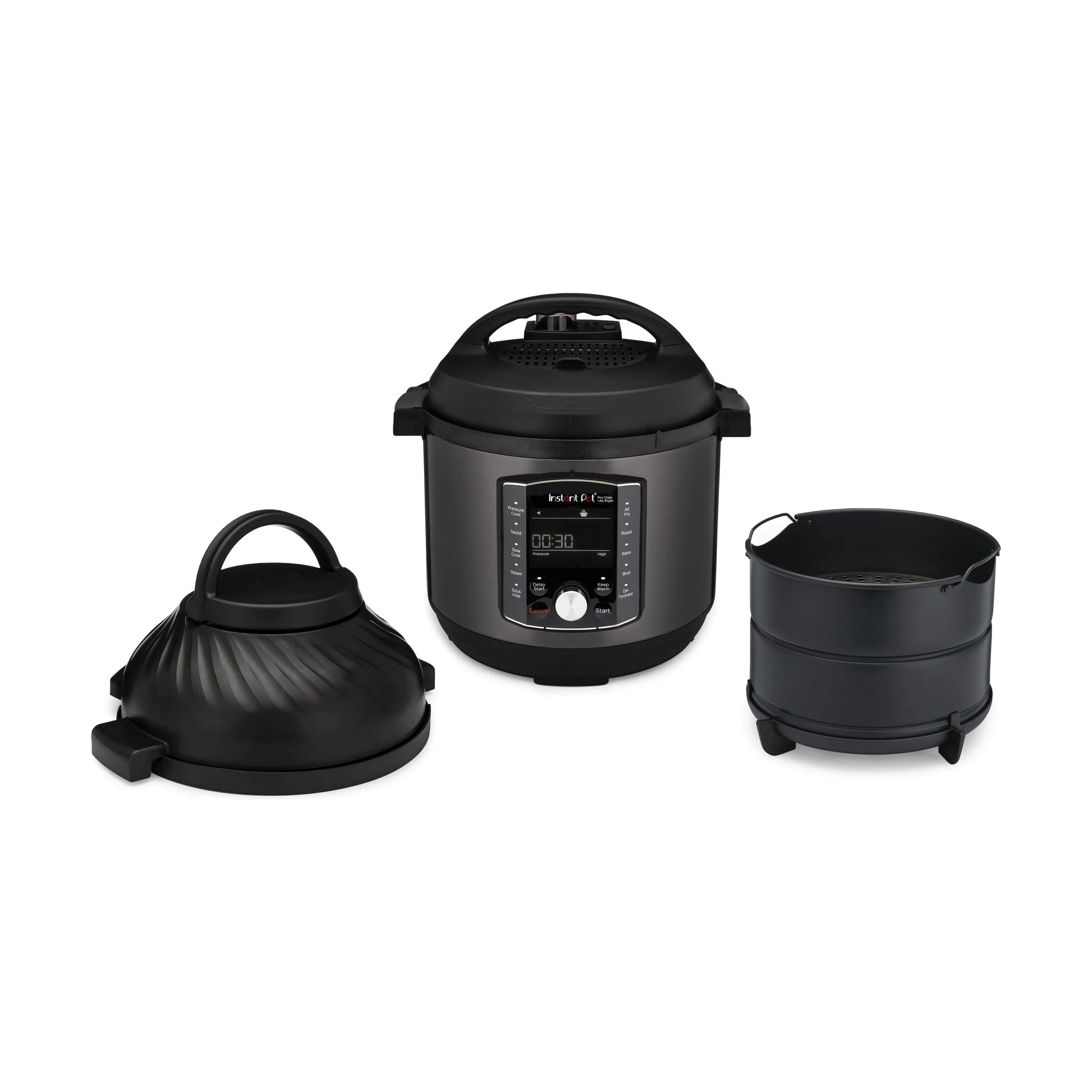 Instant Slowcookere og multicookere Pro Crisp 8 Multicooker og airfryer 11 i 1 i Black, 4