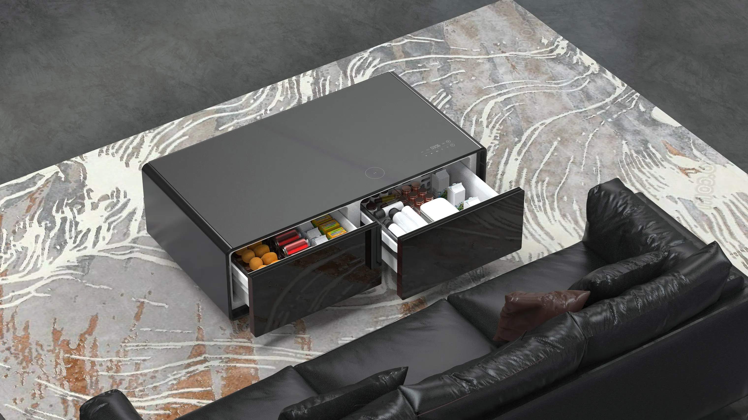 Caso Sofaborde Lounge bord i Sort, 3