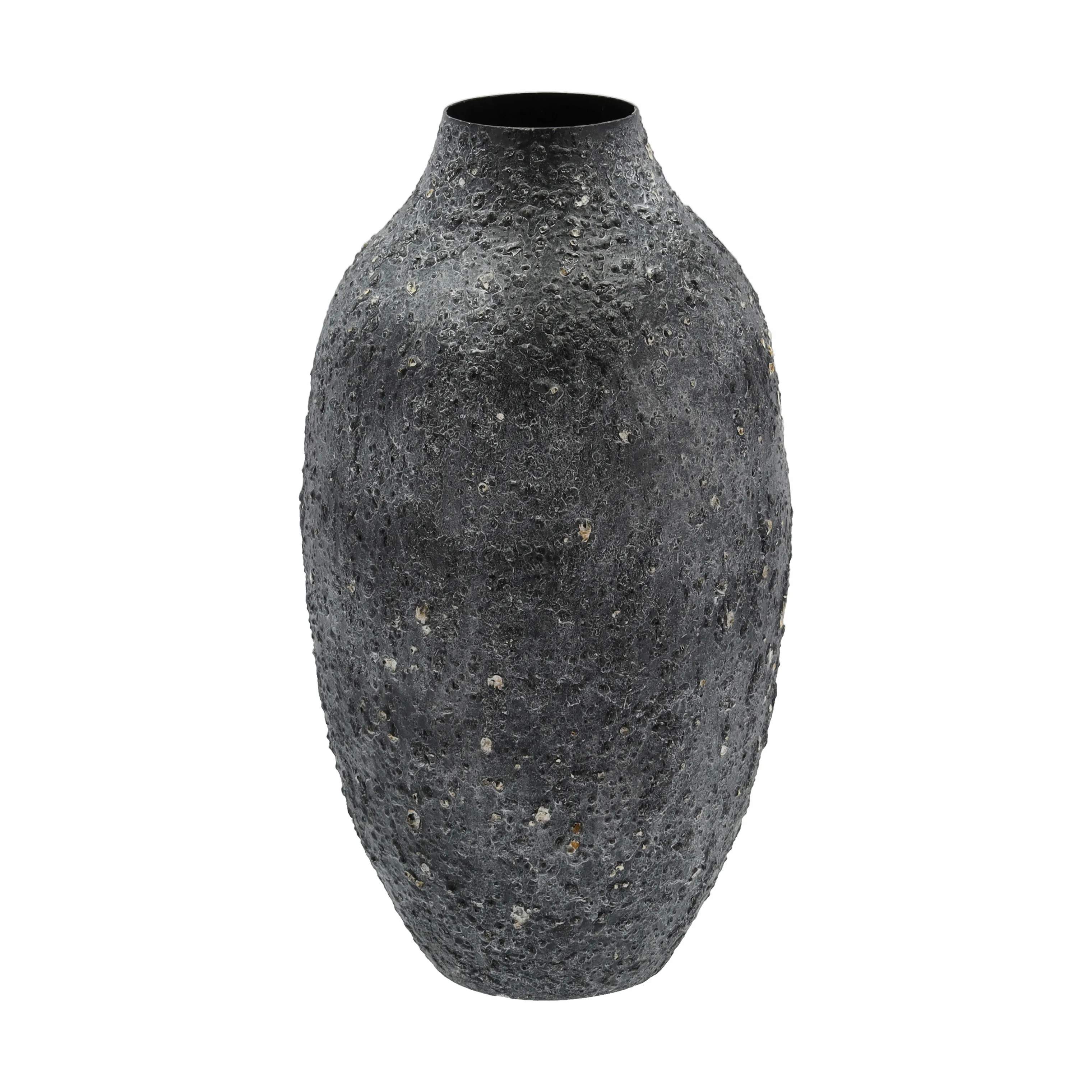 Vase, sort;grå, large