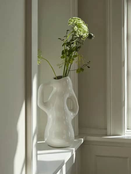 Broste Copenhagen Vaser Isolde Vase i Hvid, 3
