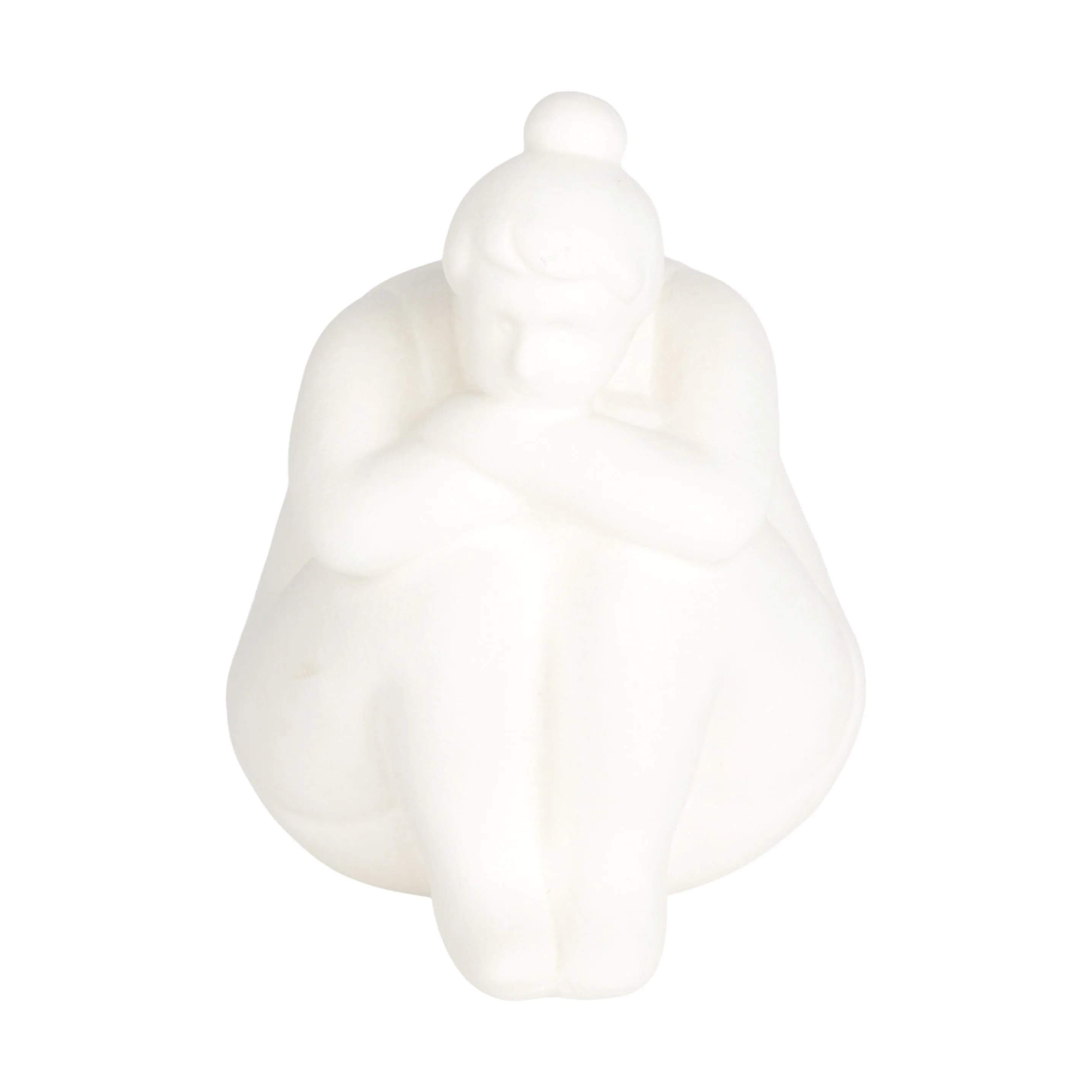 CASA Living Øvrige figurer Figur - Dame i Siddende dame sammenfoldet med krydsede arme, 1
