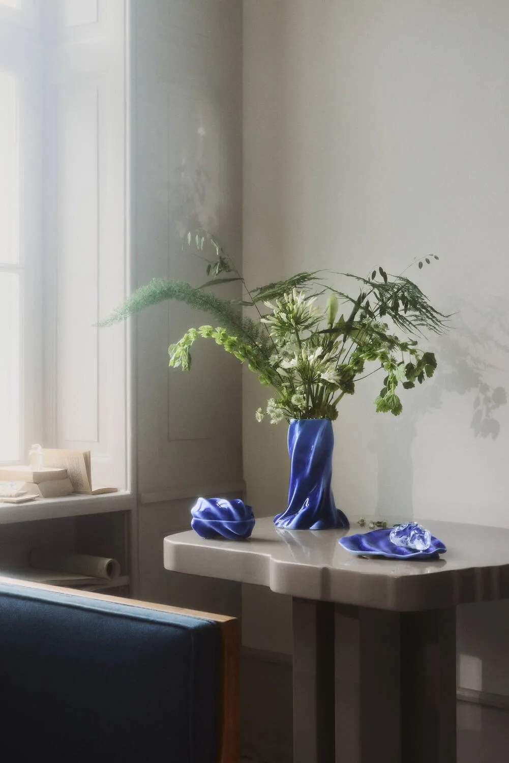 Royal Copenhagen Vaser Kontur Vase i Blå, 2