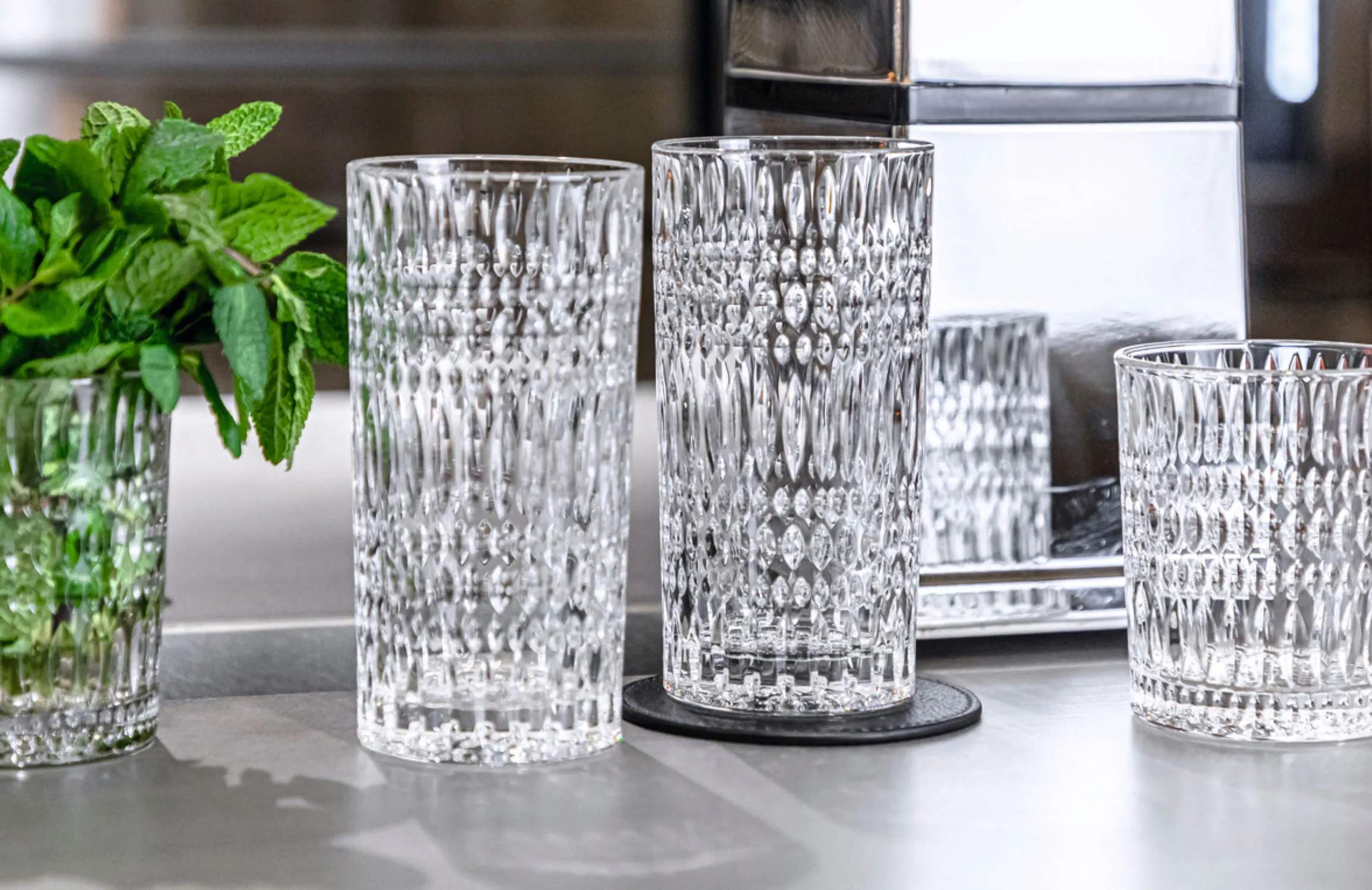 Nachtmann Highball glas Ethno Glas - 4 stk. i klar, 2