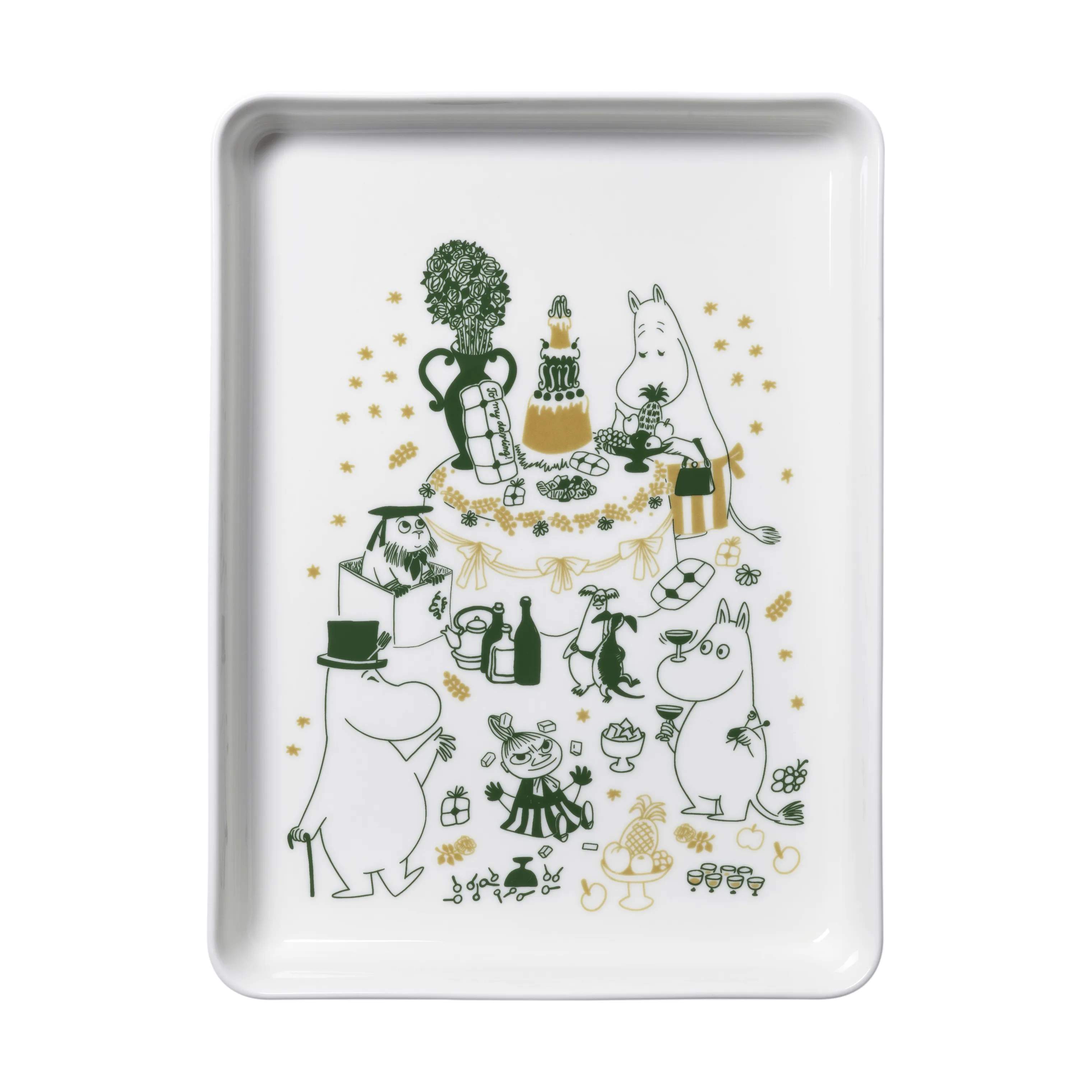Moomin Arabia Serveringsfade Gift of Love Fad i Multifarvet, 2