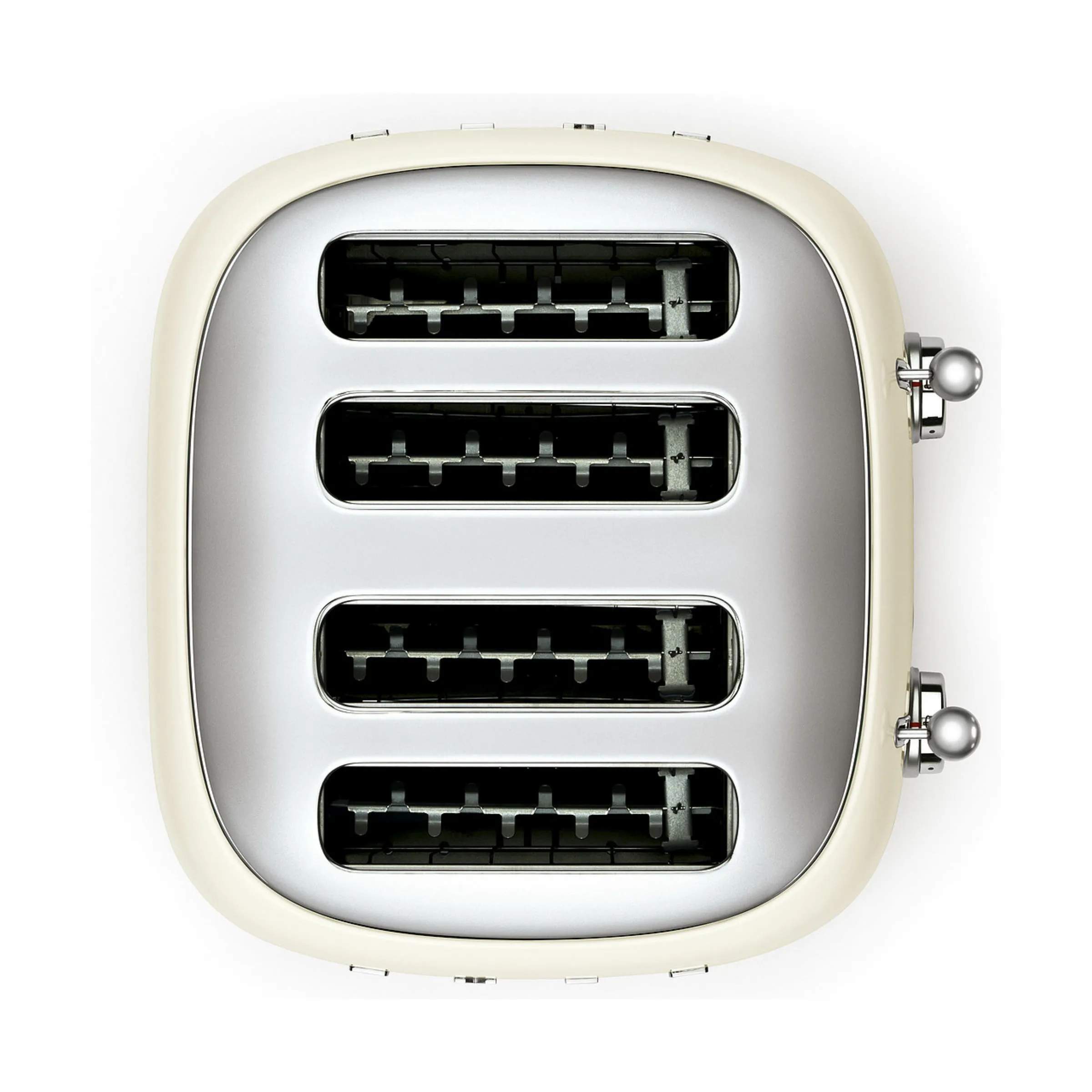 Smeg Brødristere 50's Style Brødrister TSF03CREU i Creme, 33 cm, 2