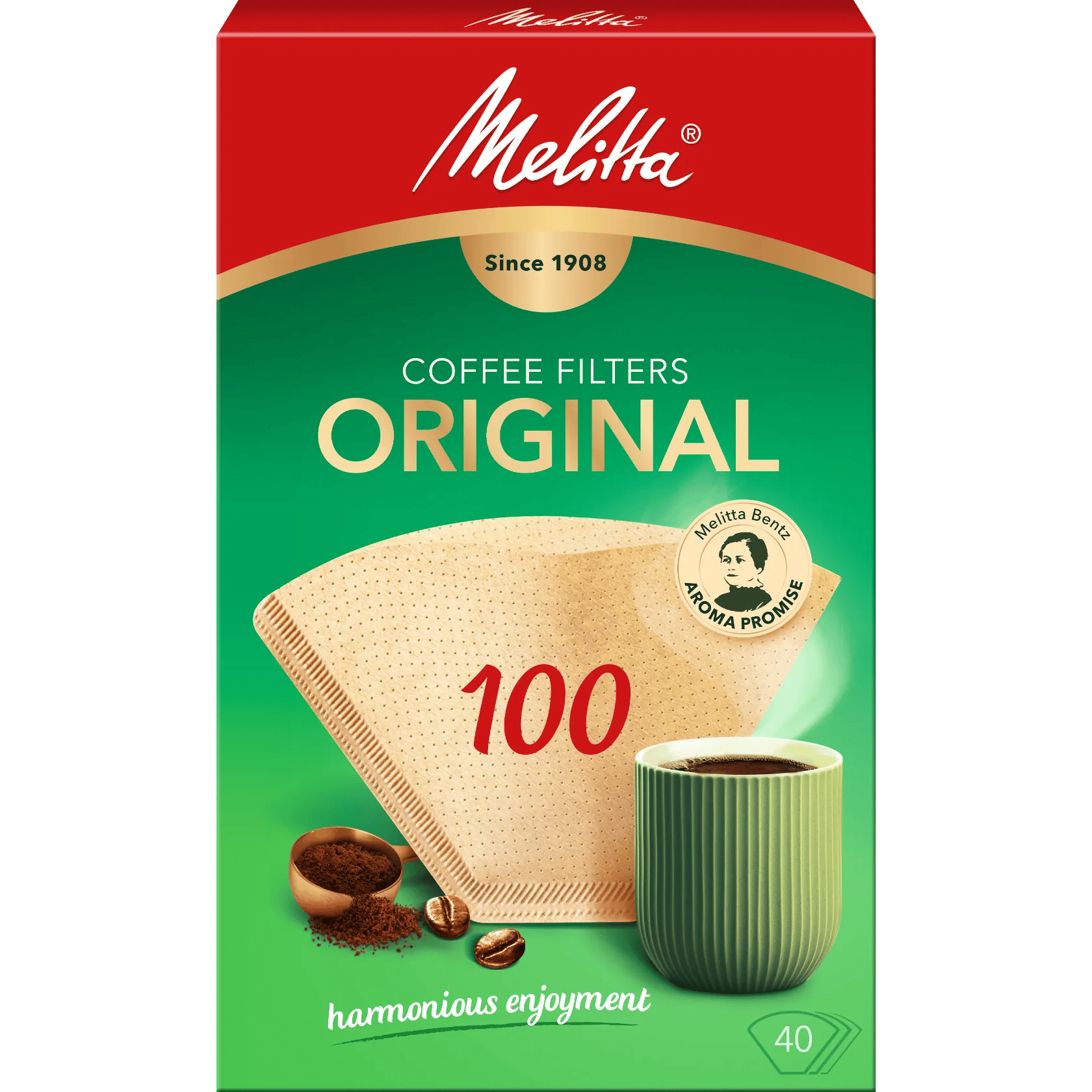 Melitta Kaffefiltre Kaffefilter - 40 stk. i na, 1