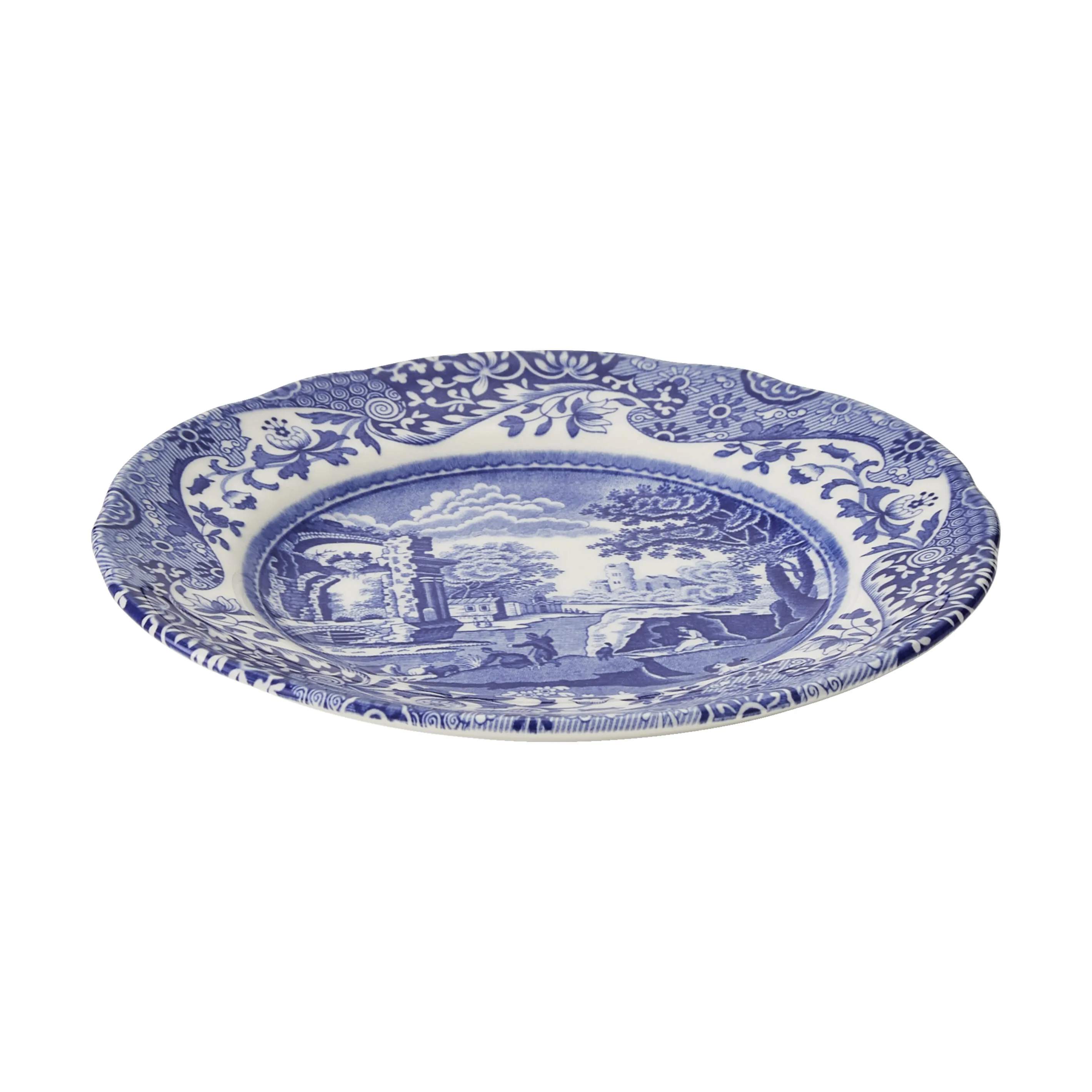 Spode Kagetallerkener Blue Italian Blue Italien Sidetallerken i Blå/hvid, 1