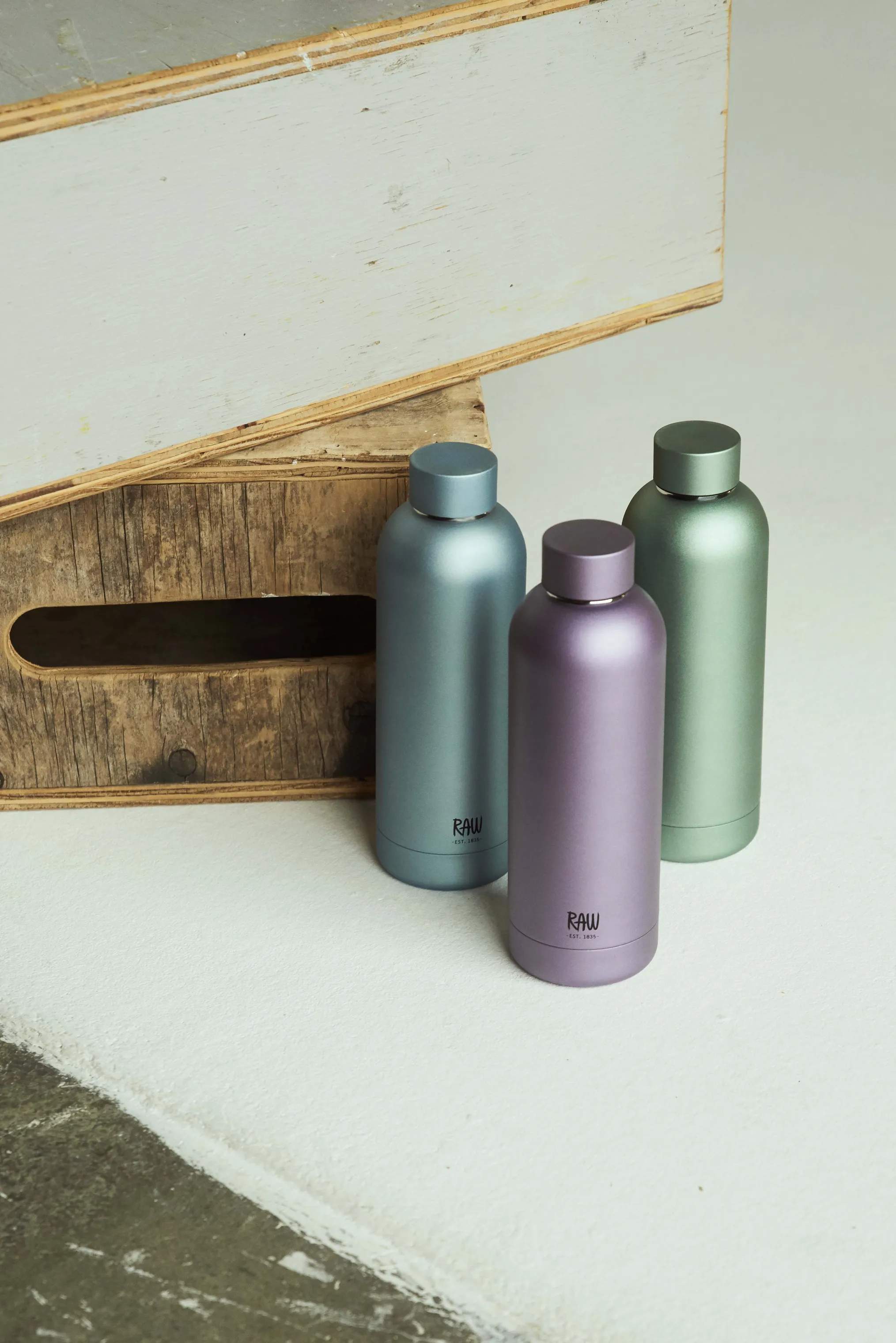RAW by Aida Drikkedunke To Go Termo Drikkedunk i Matte Light Green, 500 ml, 3