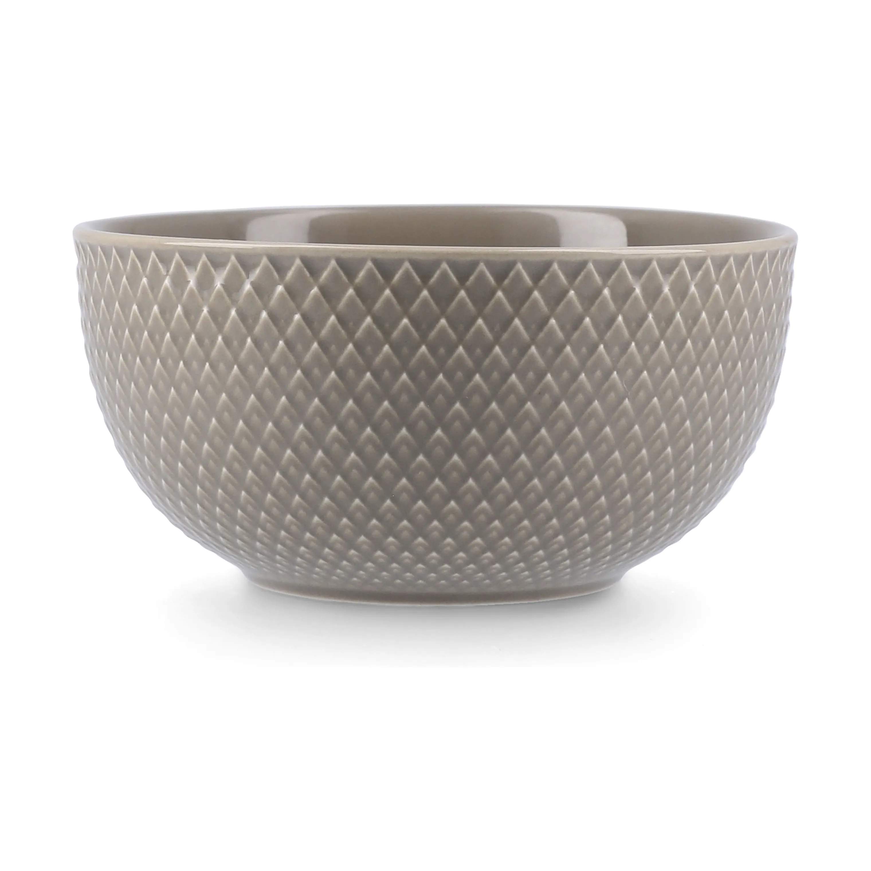 Lyngby Porcelæn Skåle Rhombe Earth Skål i Clay, 1