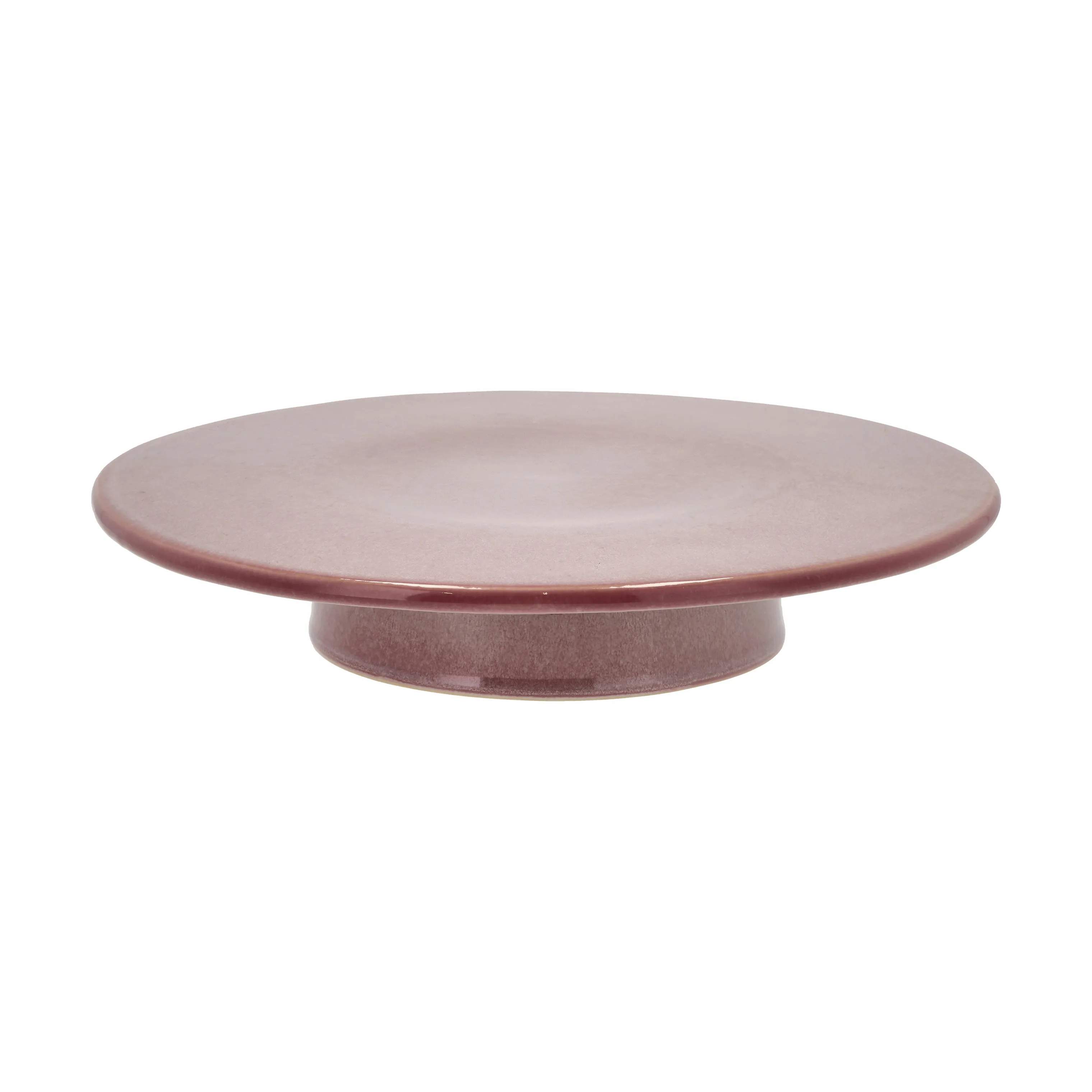 Lagkagefad på fod, light pink, large