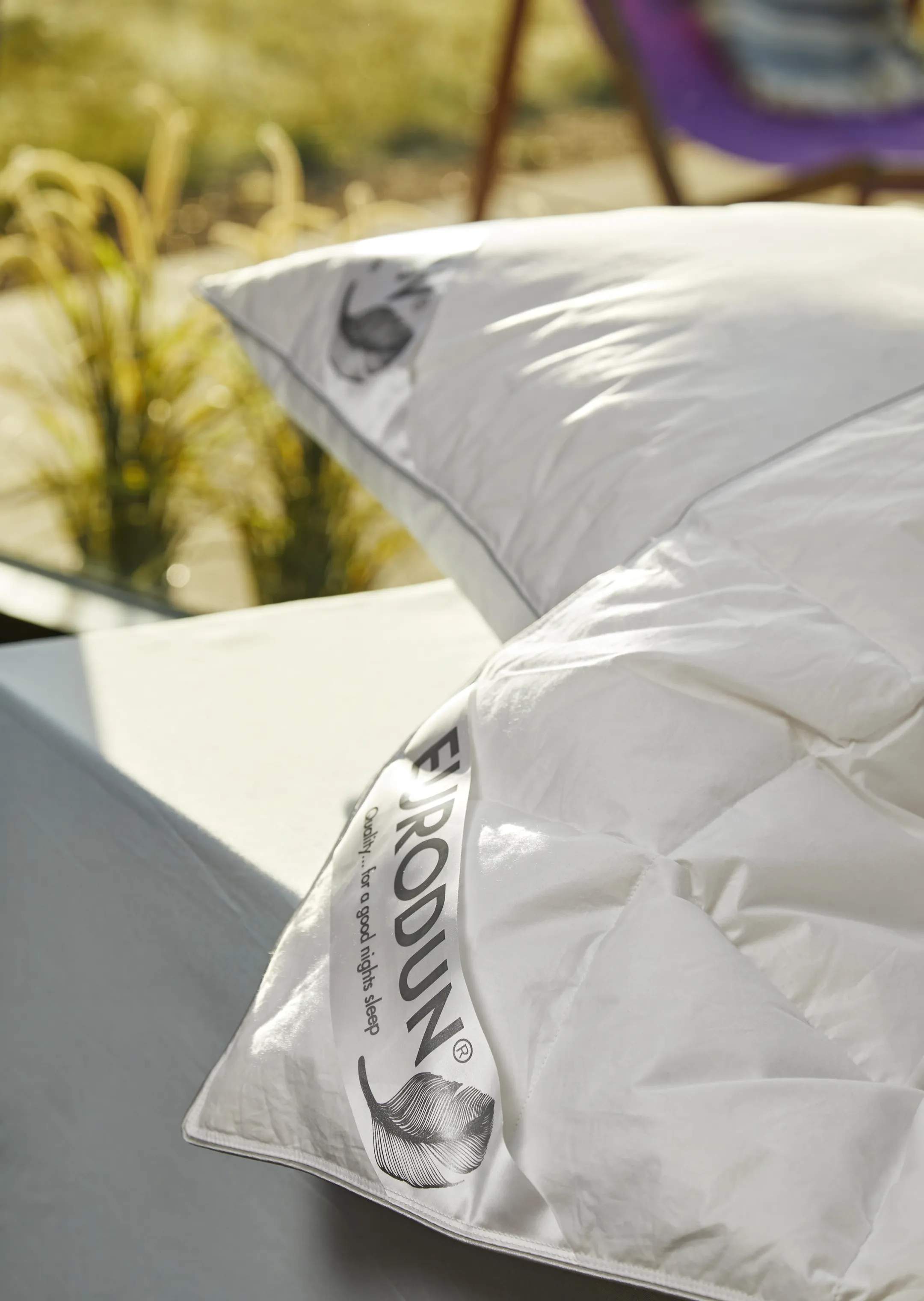 Eurodun Hovedpuder Comfort Moskus Hovedpude i White, 2