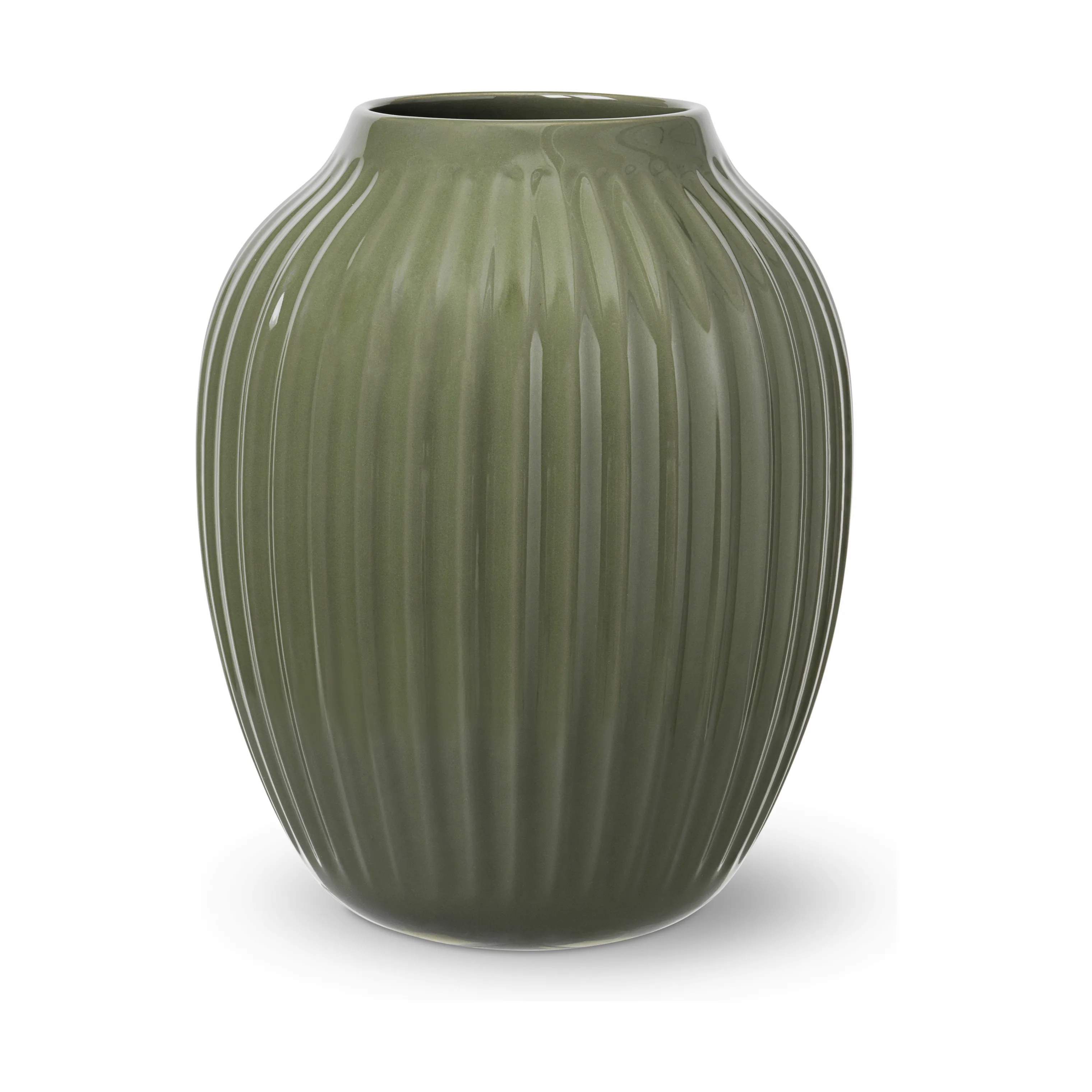 Hammershøi Vase, mørk grøn, large