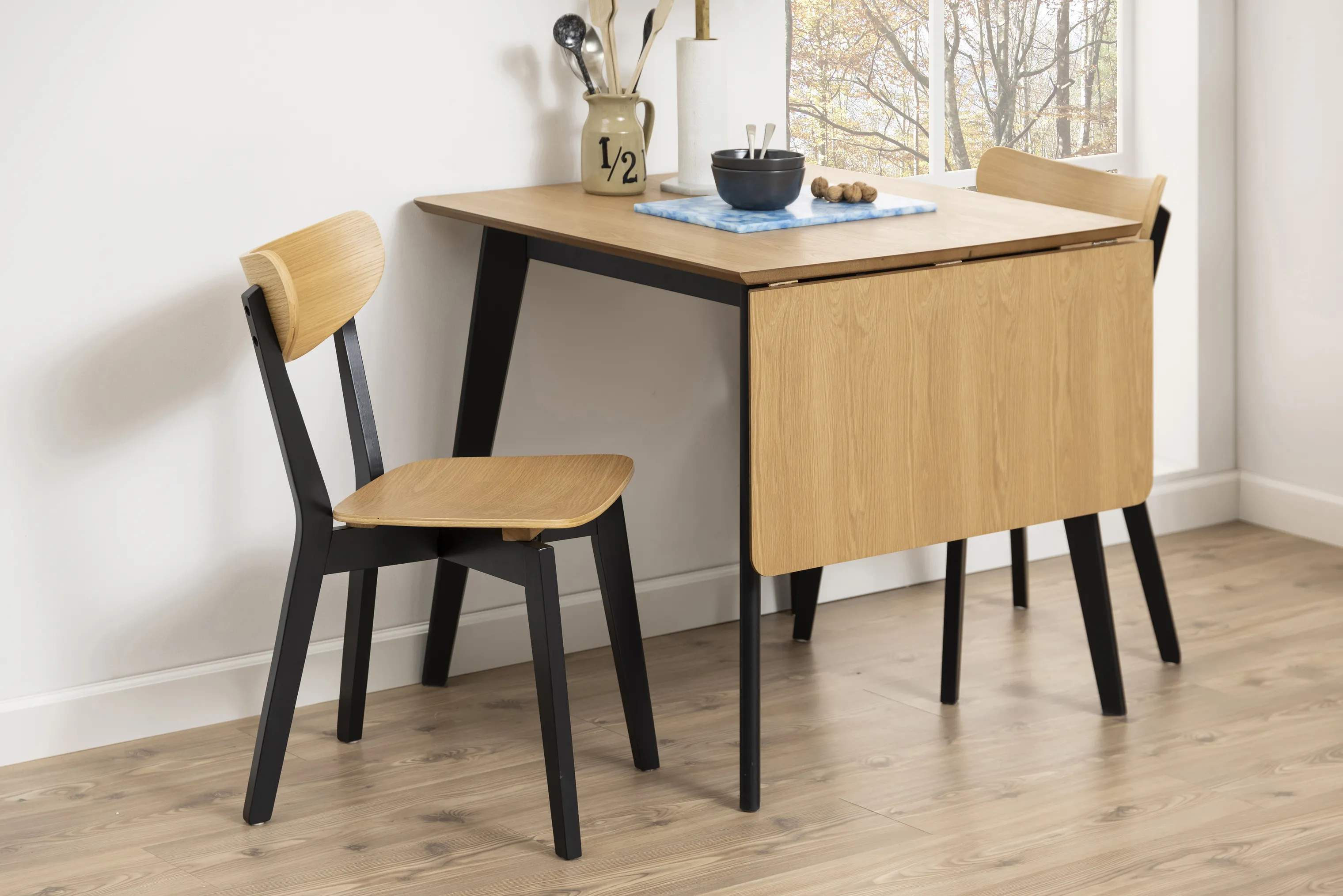 CASA Living Spiseborde Roxby Spisebord i Natur/sort, 2
