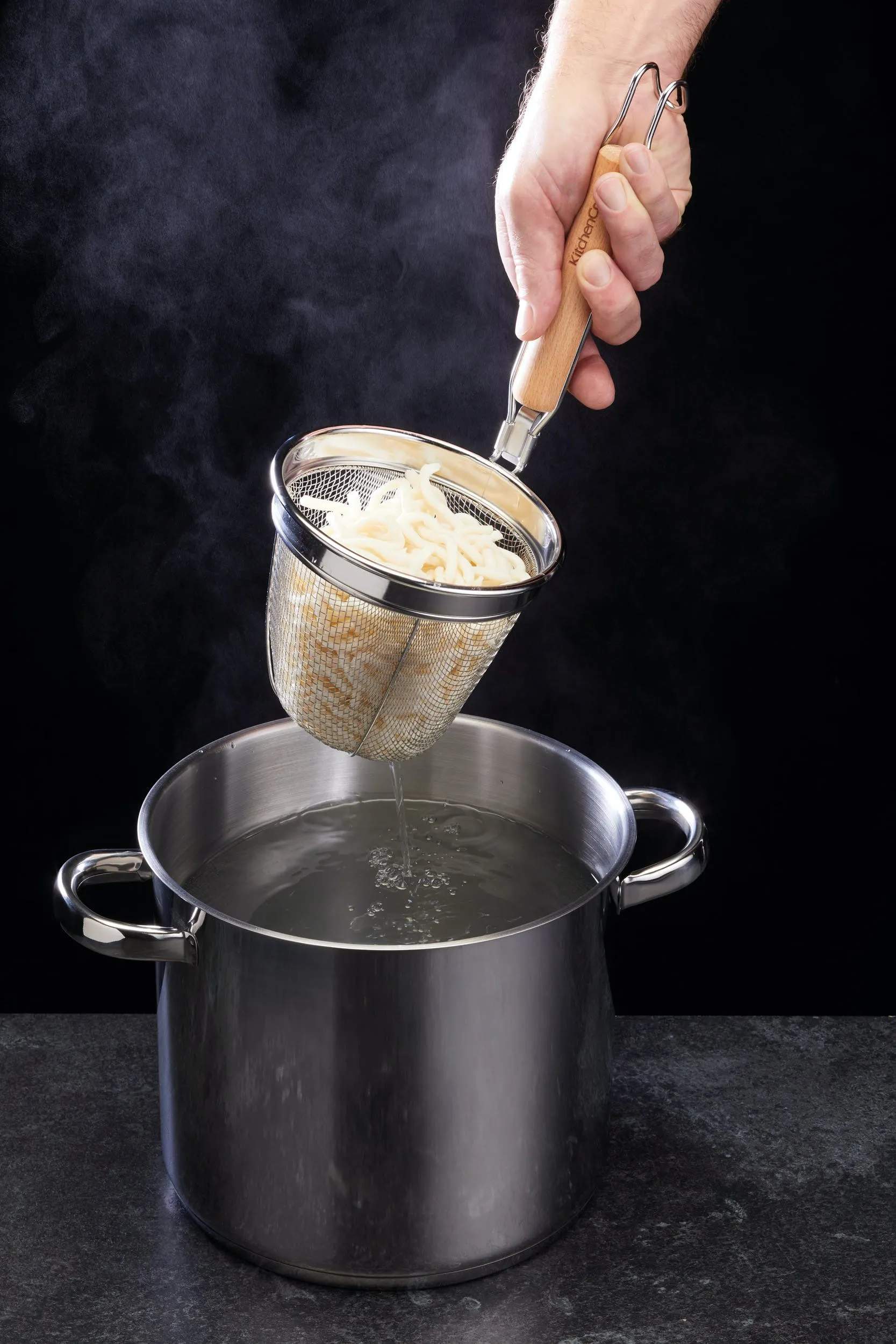 KitchenCraft Sier World of Flavours Nudel Si i Sølv, 4