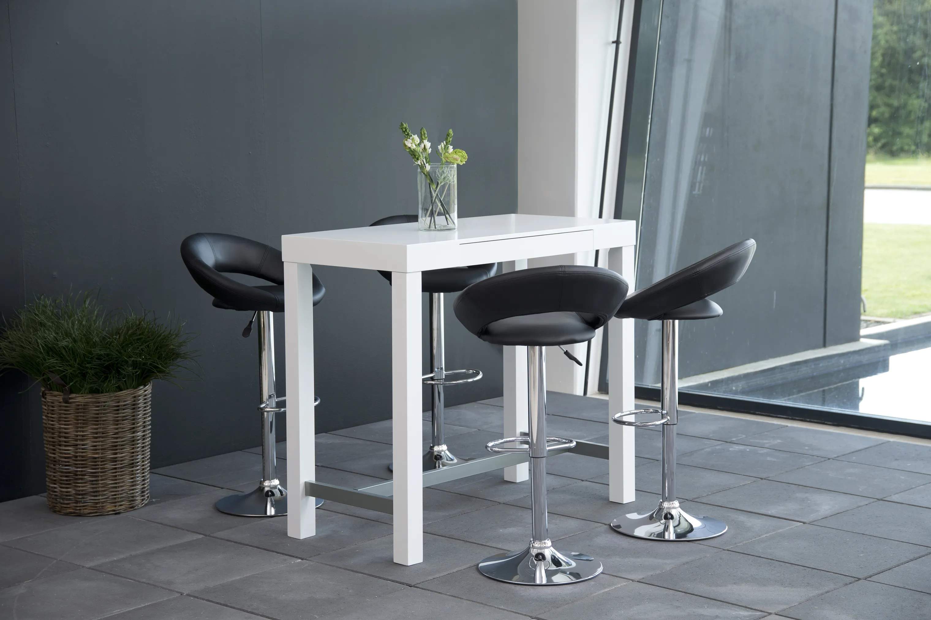 CASA Living Barstole Plump Barstol - 2 stk i Sort, 3