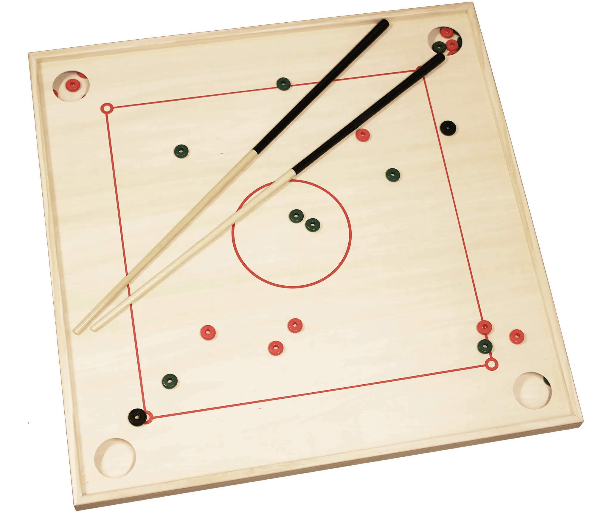 NORDIC GAMES Spil Brætspil - Bobspil i Natur/Sort/Rød/Grøn, 1