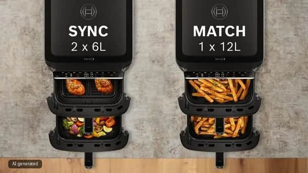 Bosch Airfryers Serie 6 Airfryer i Sort, 5