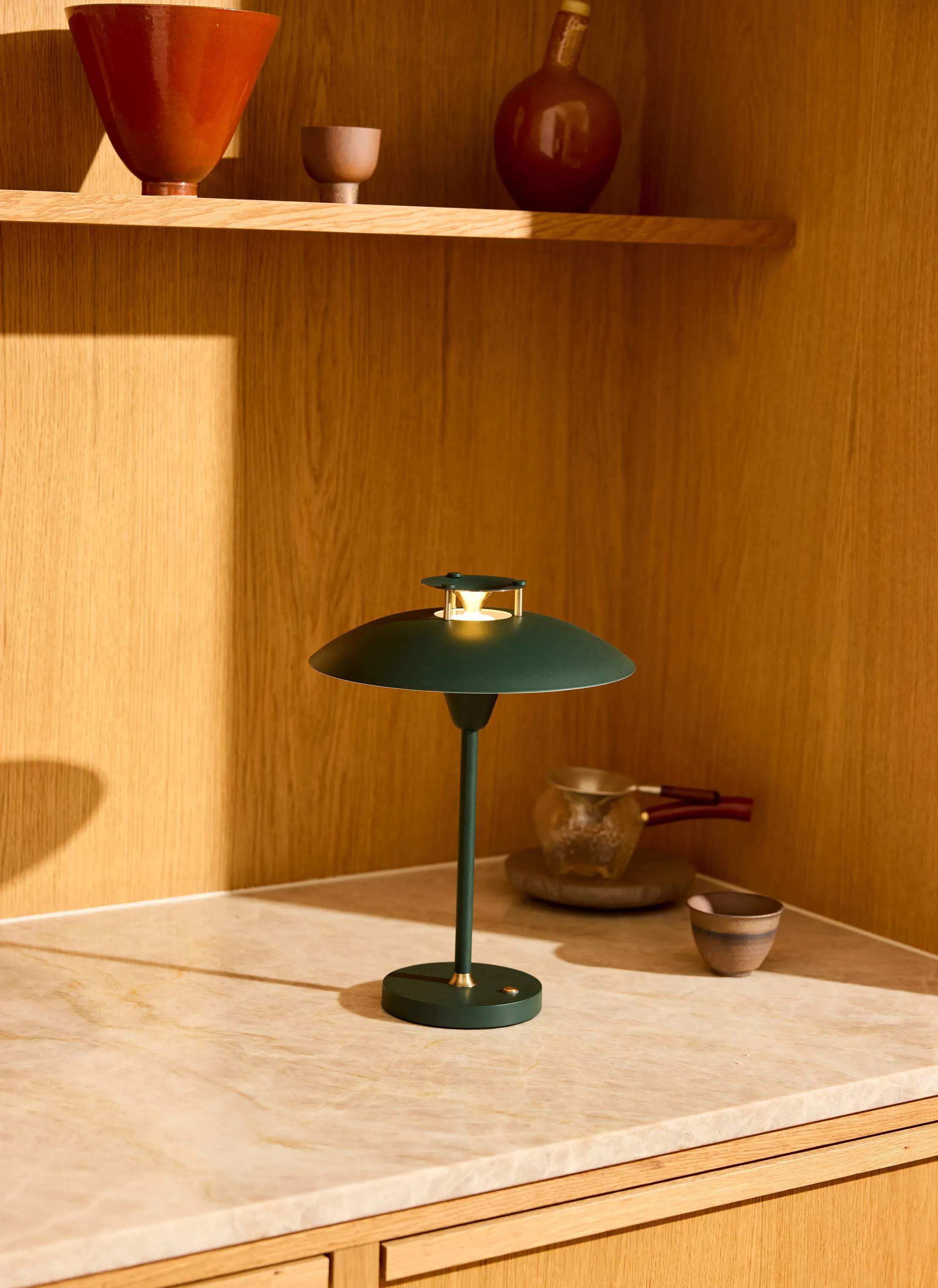 Halo Design LED-lamper Stepp 1-2-3 Transportabel Bordlampe i Grøn, 2