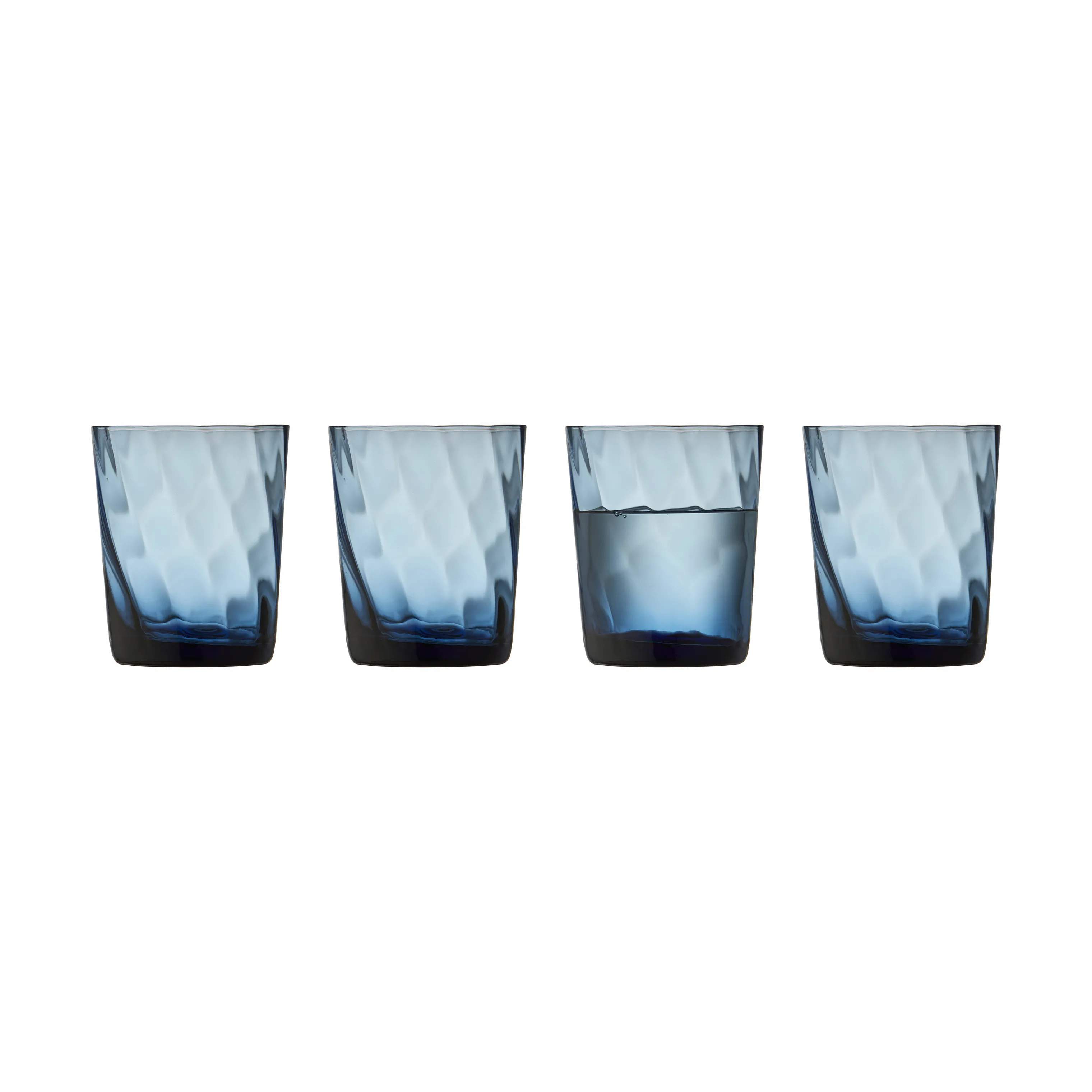 Vienna Vandglas - 4 stk., blå, large