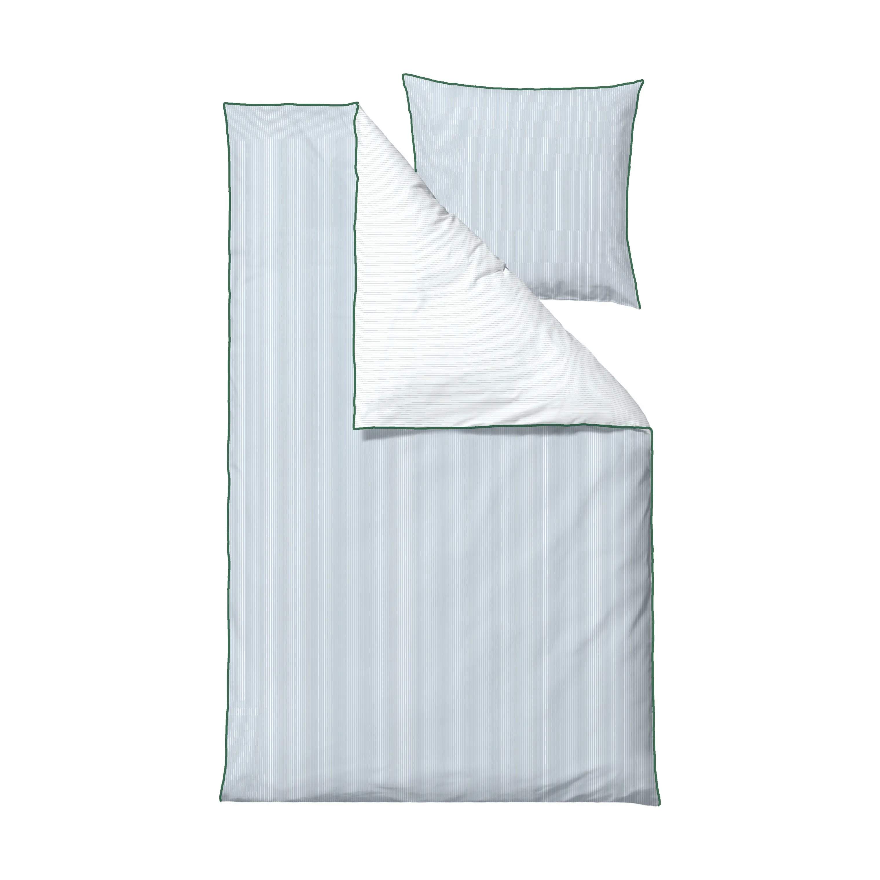 Södahl Sengetøj Frame Sengetøj i Linen blue, B140 x L220 cm, 1