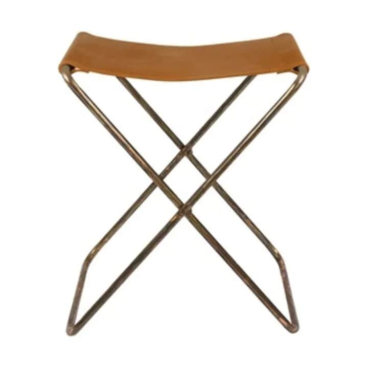 Broste Copenhagen Skamler Nola Taburet i Cognac, 1