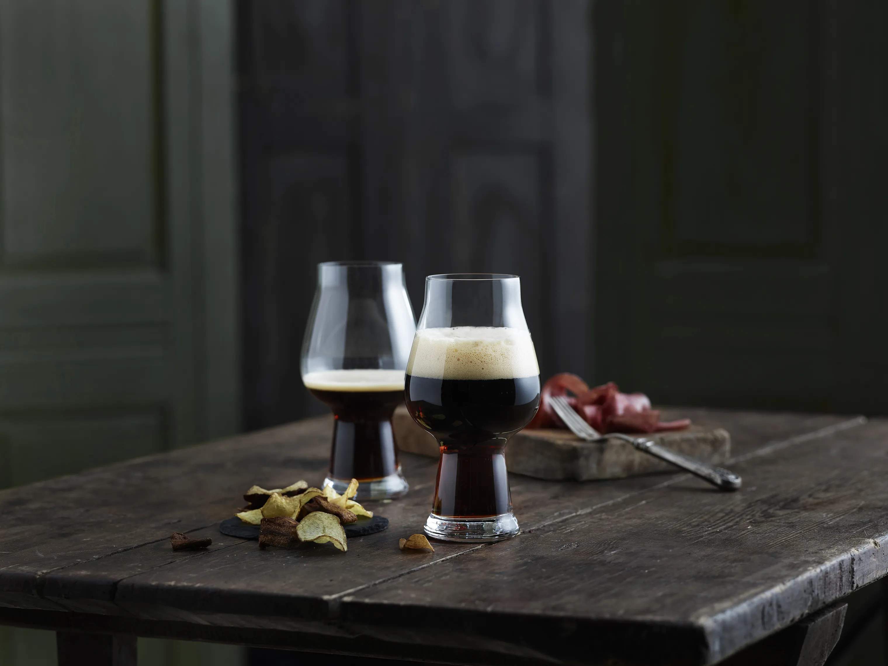 Luigi Bormioli Ølglas Birrateque Ølglas til IPA/Ale - 2 stk. i klar, 3