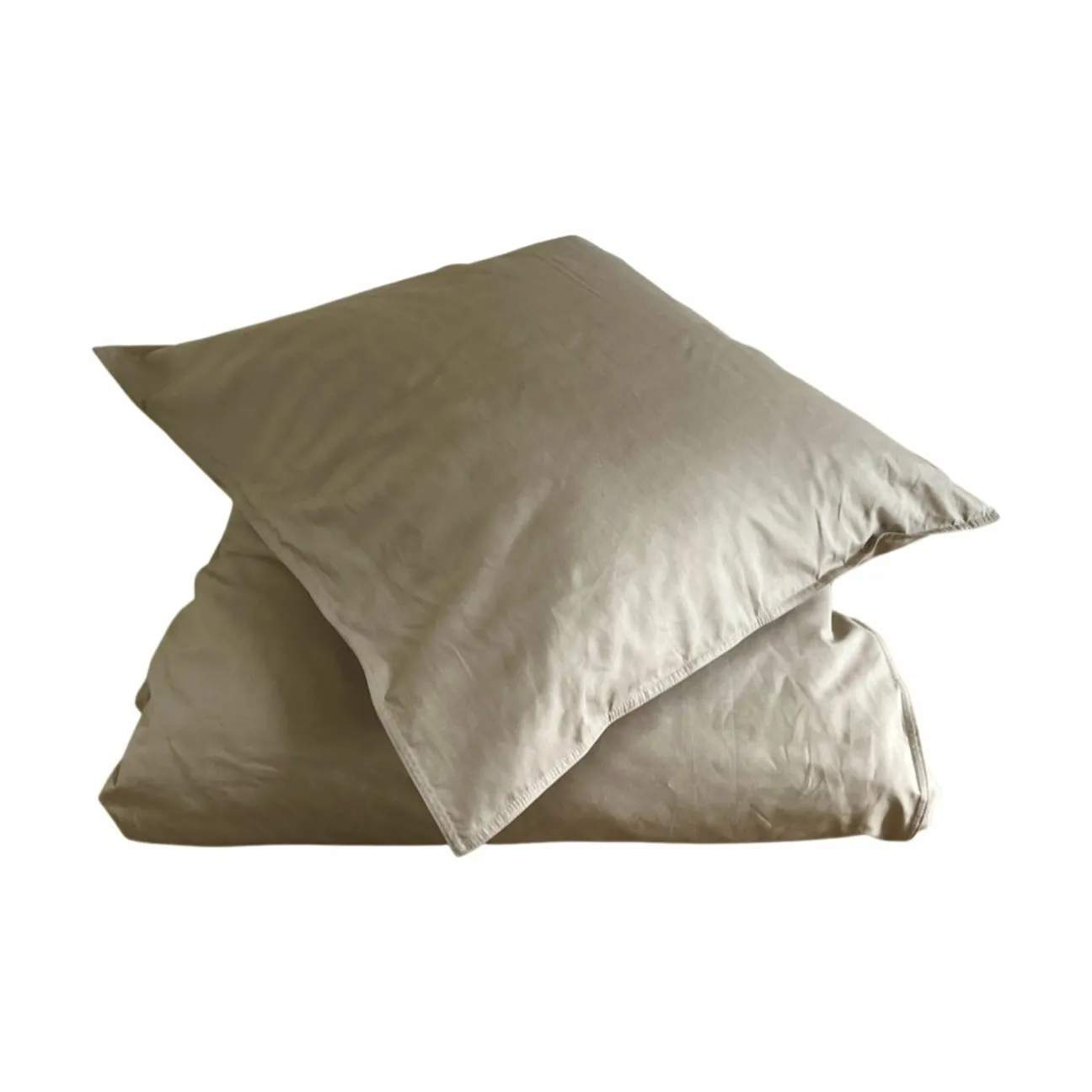 omhu Sengetøj Percale Sengesæt i Mud, 1