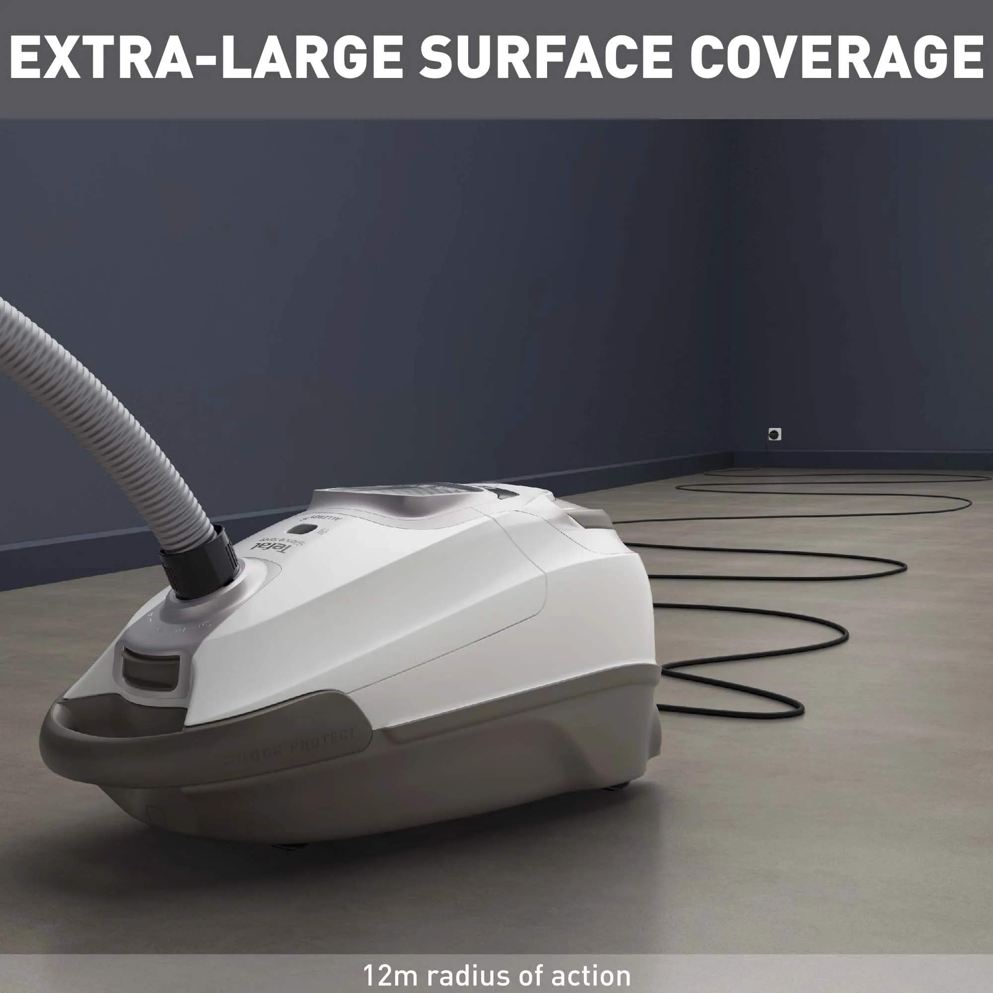 Tefal Støvsugere Silence Force Total Clean Animal Støvsuger i Hvid/sølv, 6