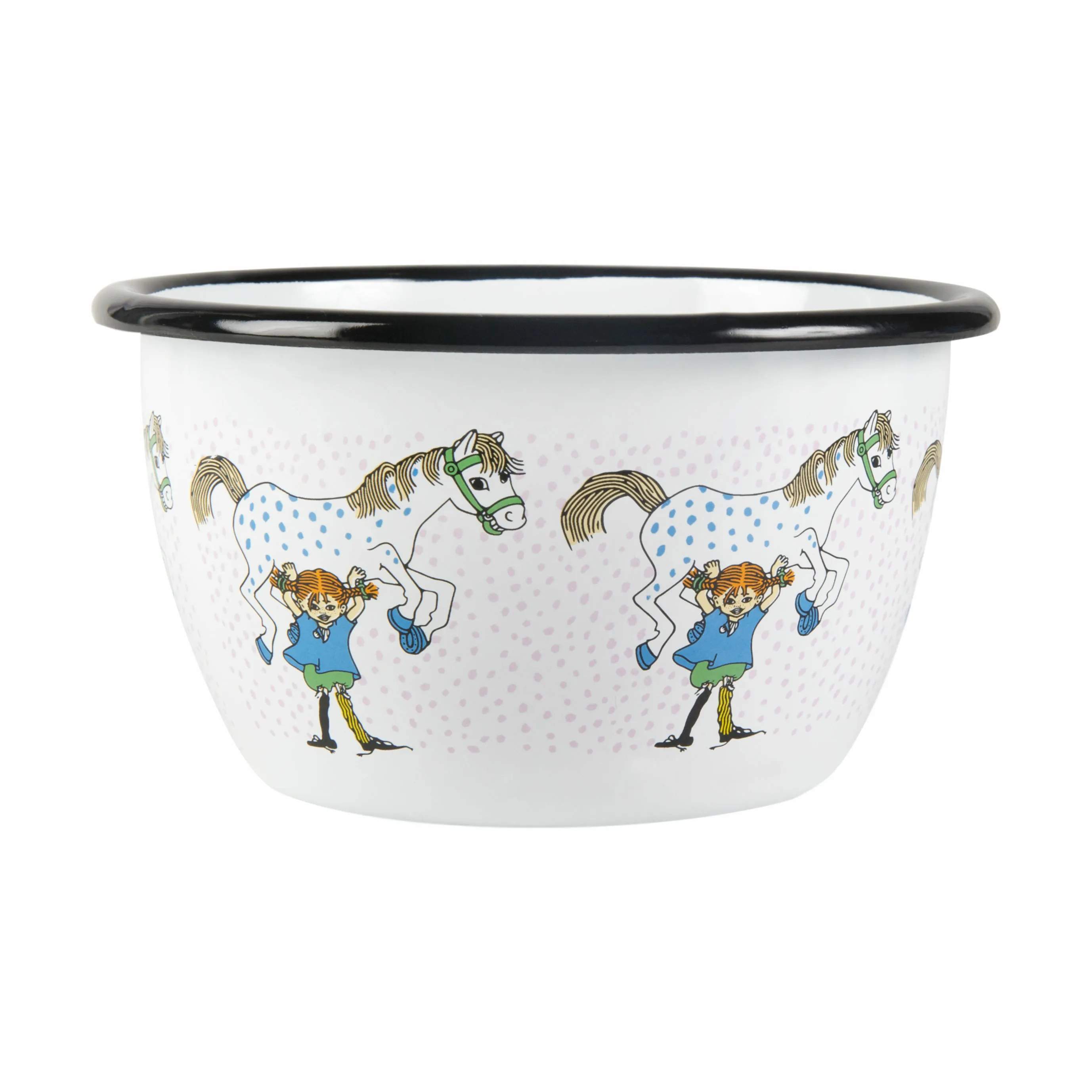 Muurla Skåle Pippi Skål - Pippi & Hesten i Pippi & Hesten, 13,5 cm, 1