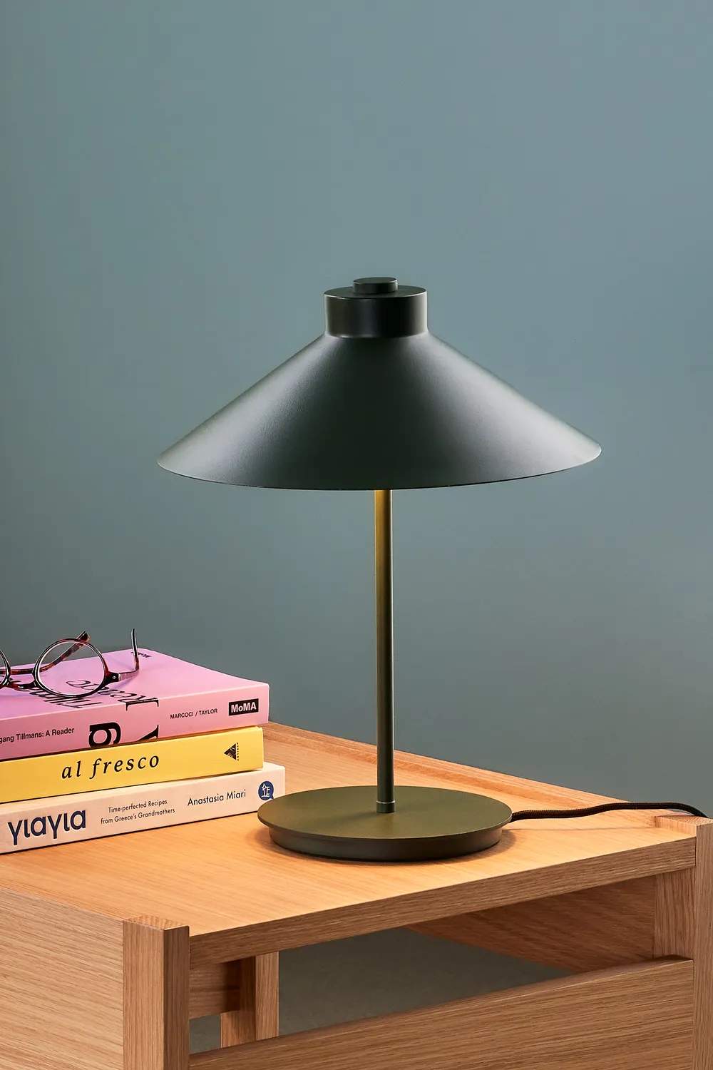 Hübsch Bordlamper Shape Bordlampe i Mørkegrøn, 4