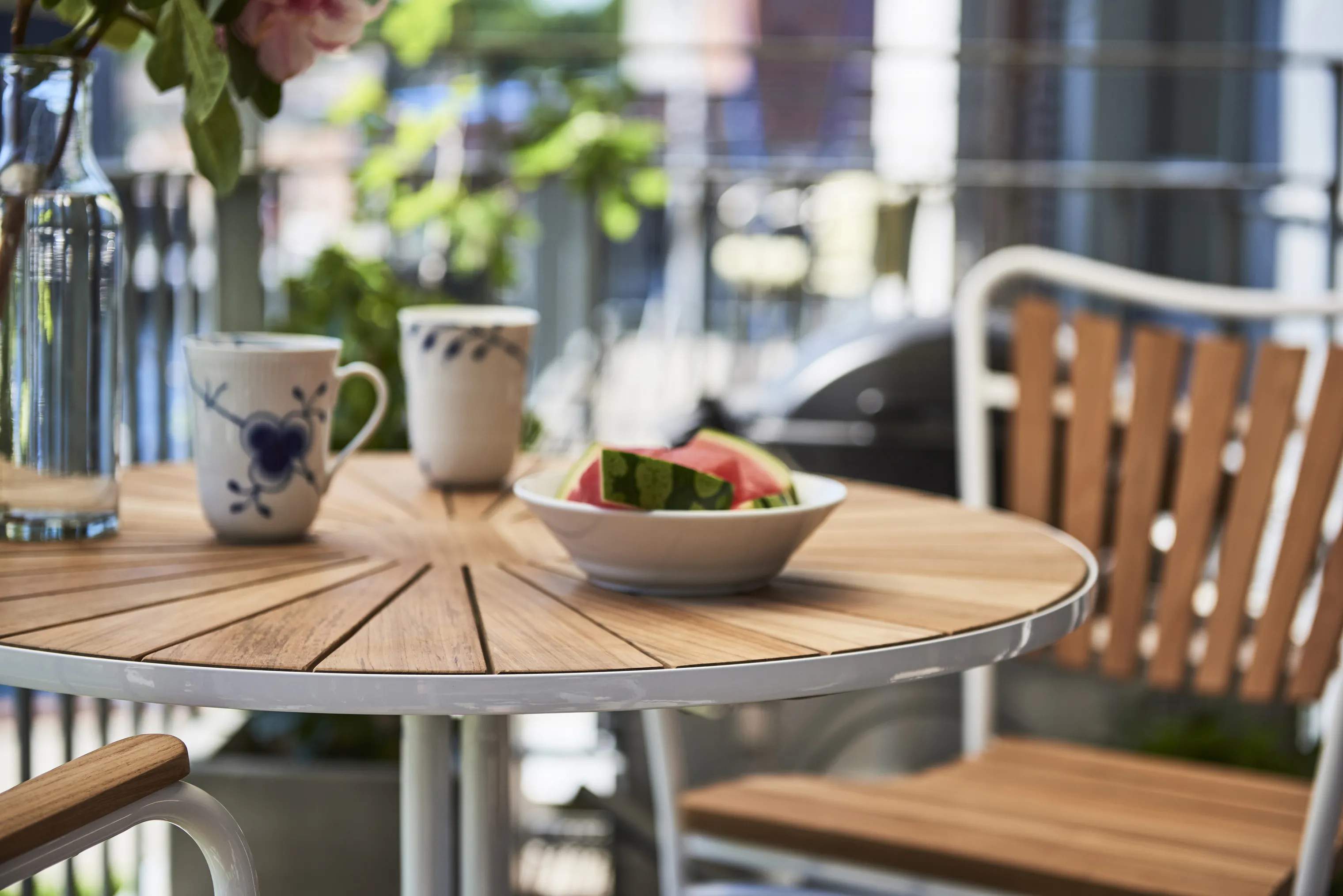 Mandalay Cafésæt Marguerit Cafésæt - 3 dele i Hvid, 70 cm, 2