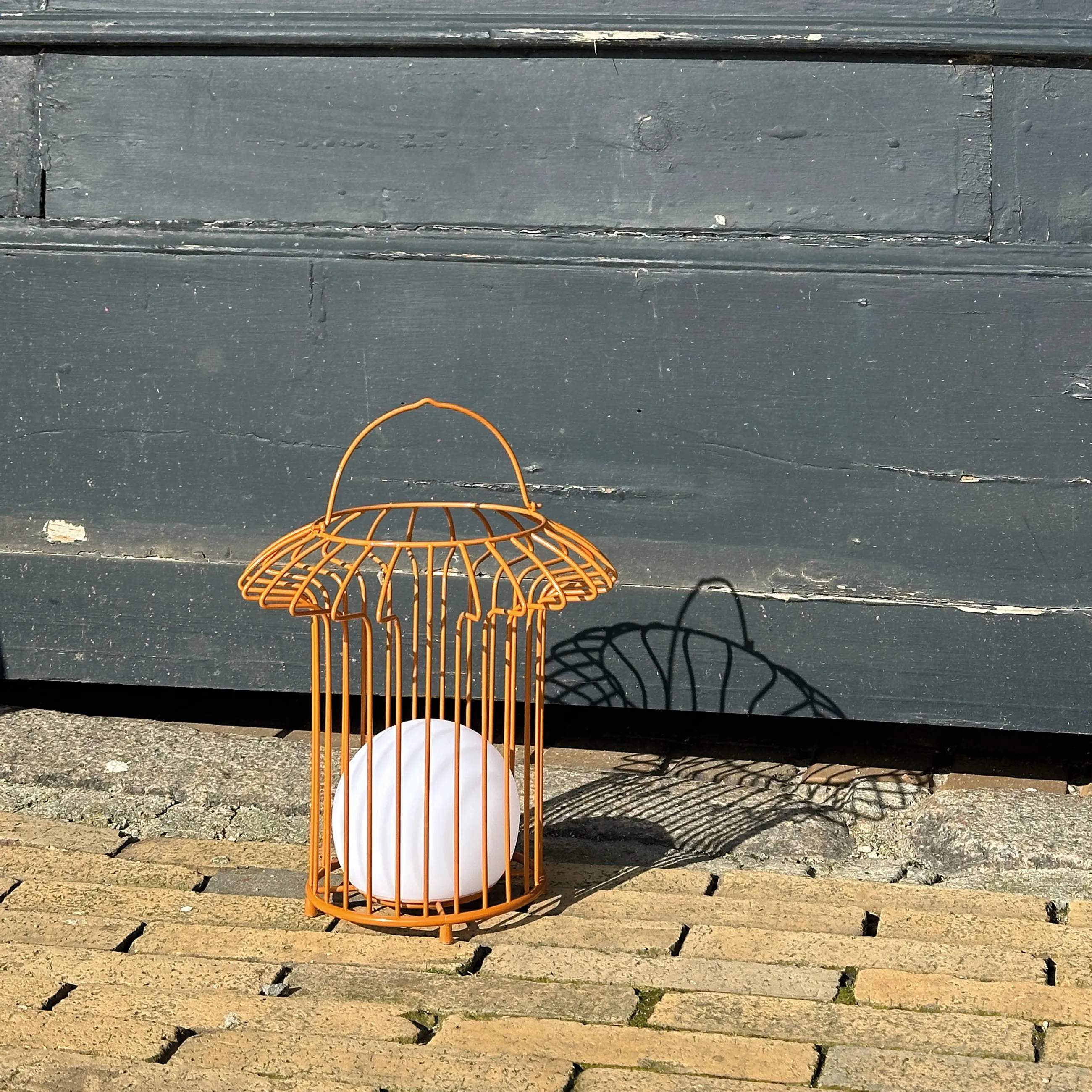 Dyberg Larsen Lanterner Basket Udendørs Lanterne i Terrakotta, 2