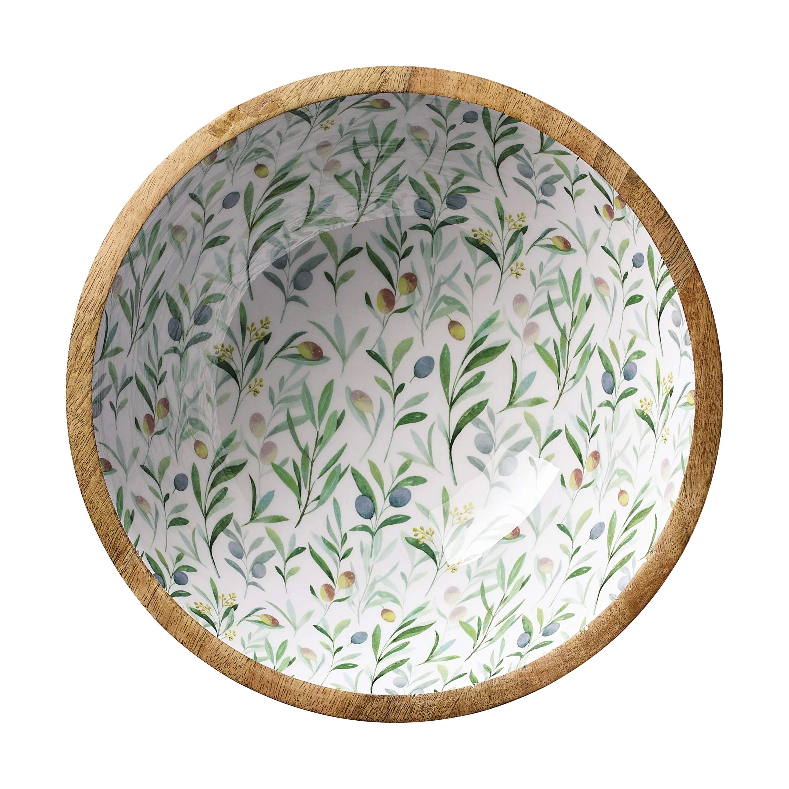 Zassenhaus Serveringsskåle Mango Serveringsskål i Olive, H11,5 x Ø30 cm, 3