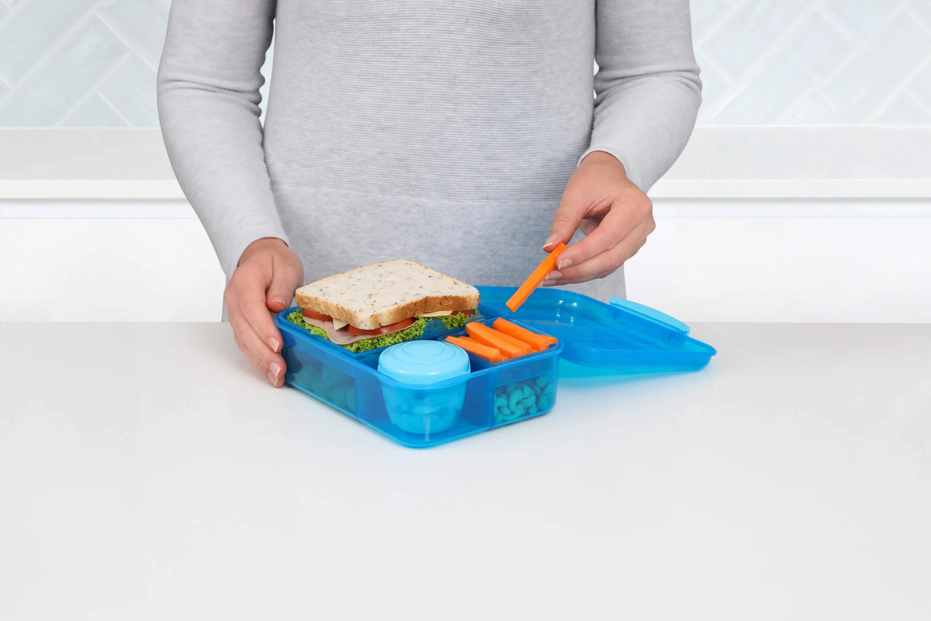 Sistema Madkasser Bento Madkasse i Blå, 2