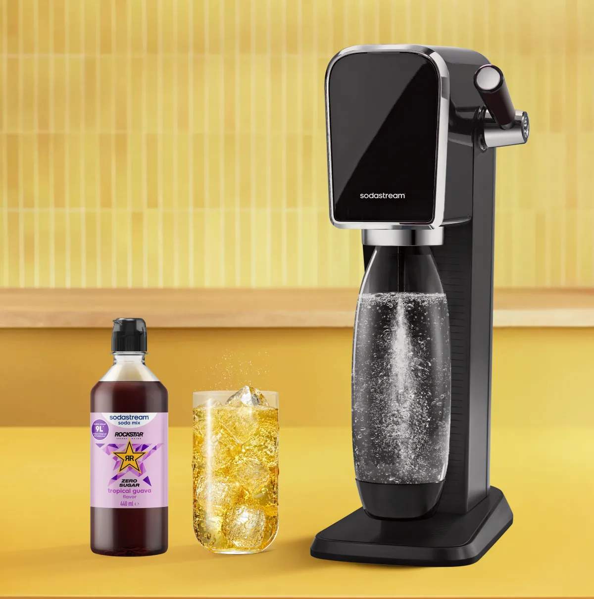 SodaStream Smagskoncentrater Sirup - Rockstar Energy Guava Zero i Rockstar Energy Guava Zero, 4