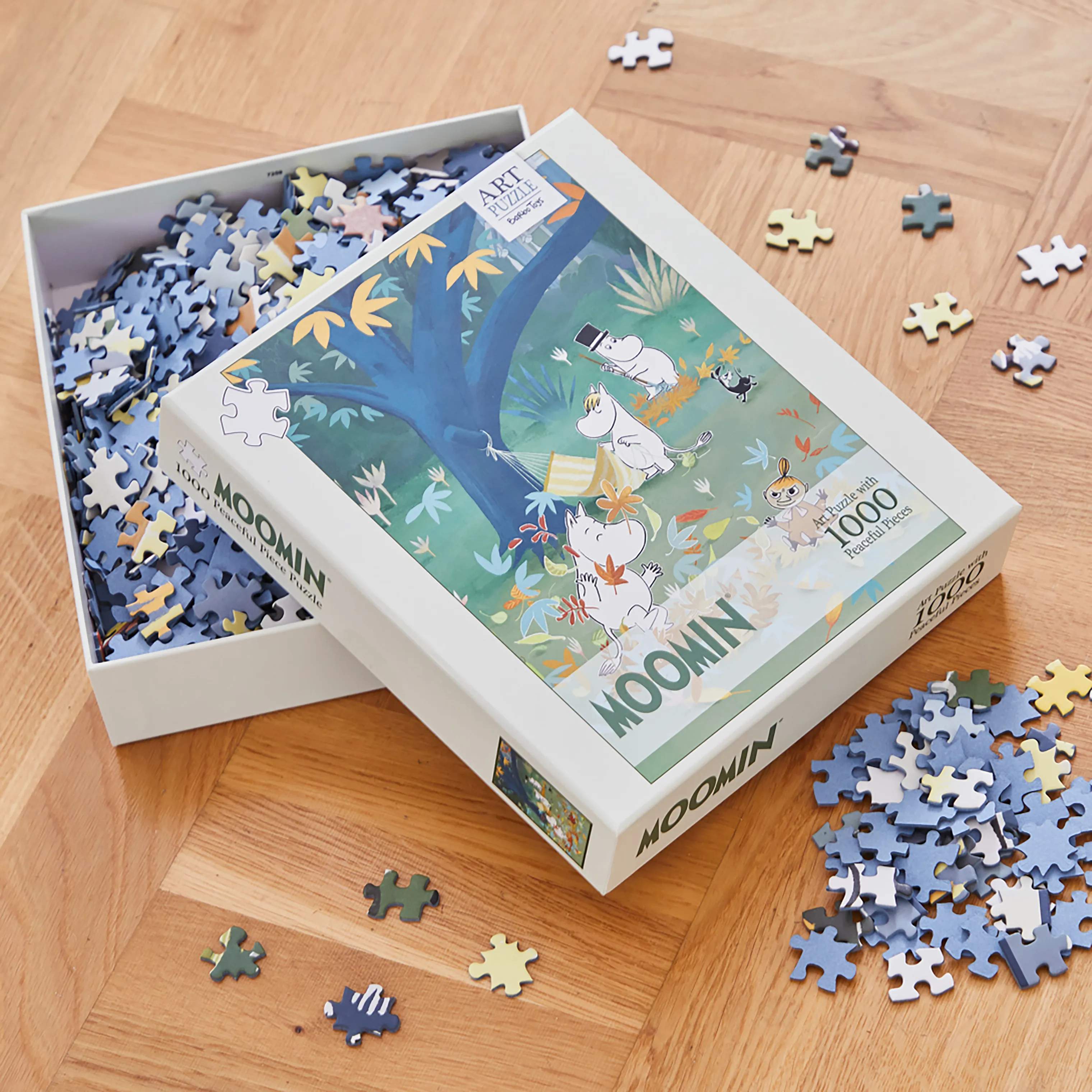 Barbo Toys Puslespil Moomin Puslespil - Leg i skoven i Multifarvet, 2
