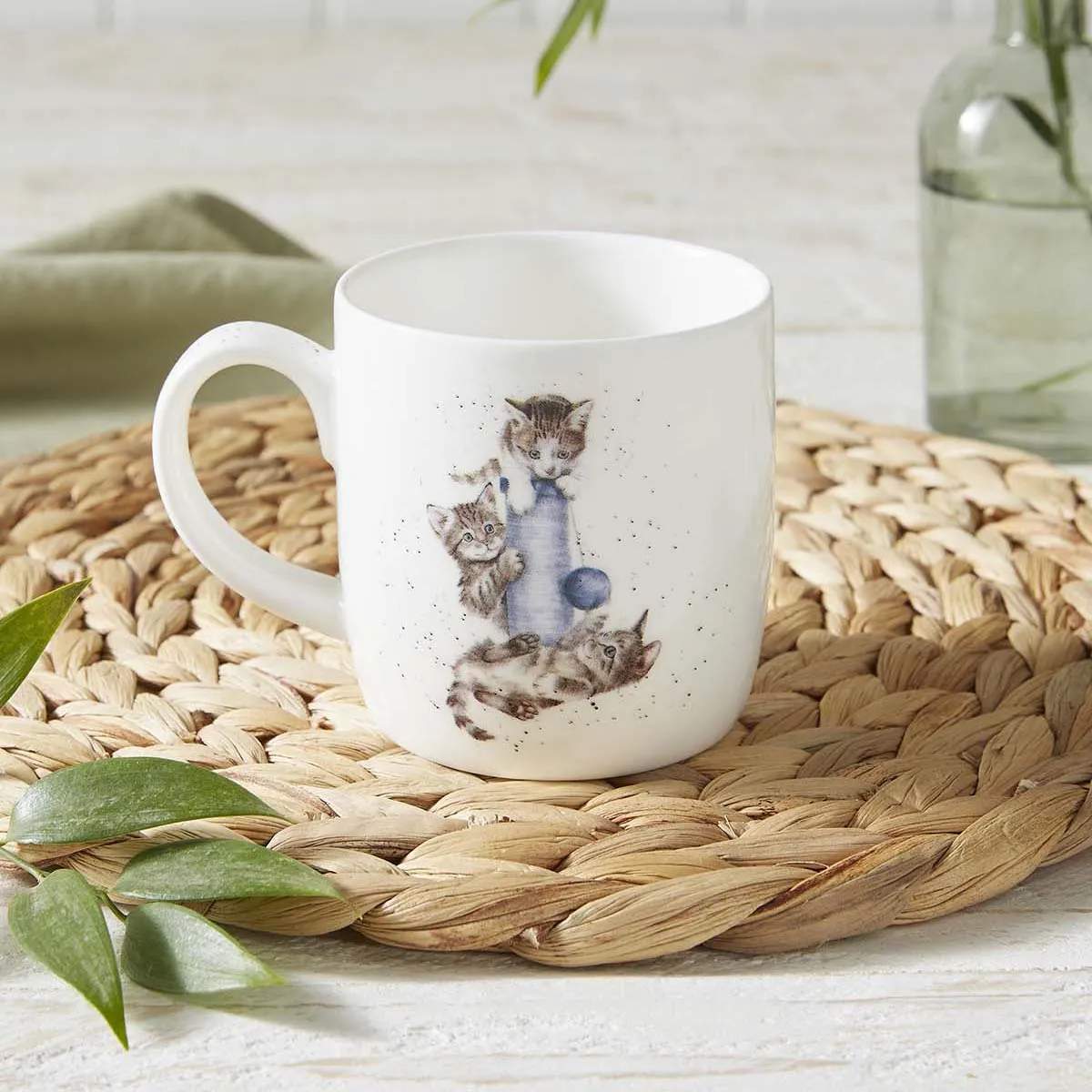 Royal Worcester Krus og kopper med hank Wrendale Krus - Cattitude i Katte, 2