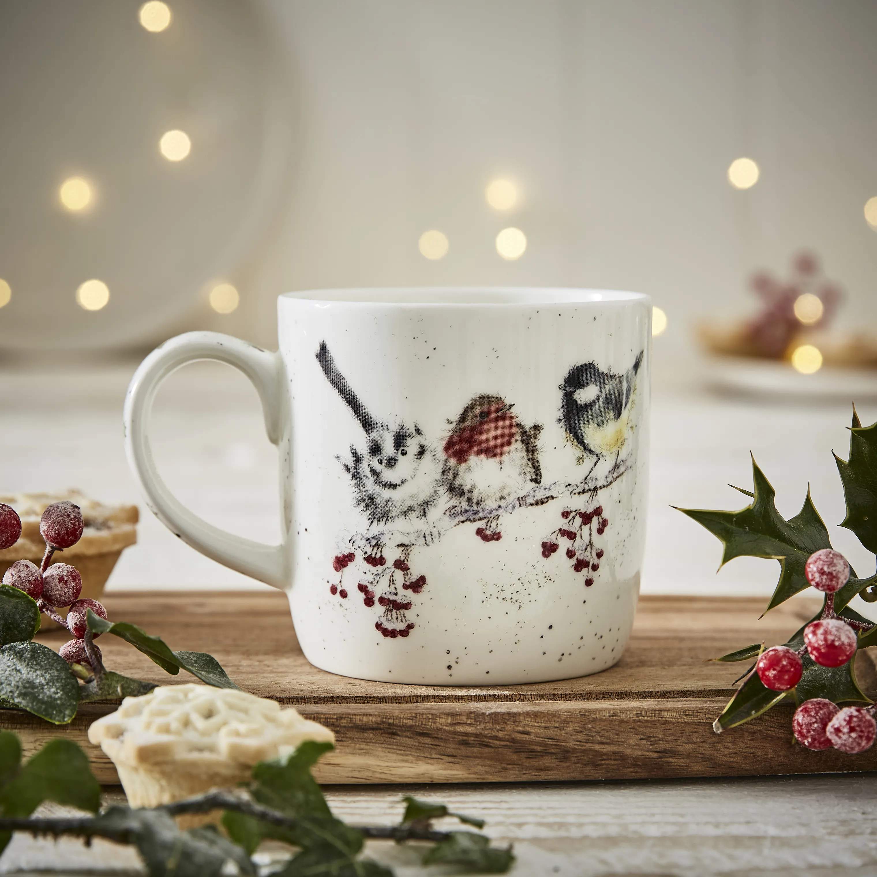 Royal Worcester Krus og kopper med hank Wrendale Krus - One snowy day i One Snowy Day, 3