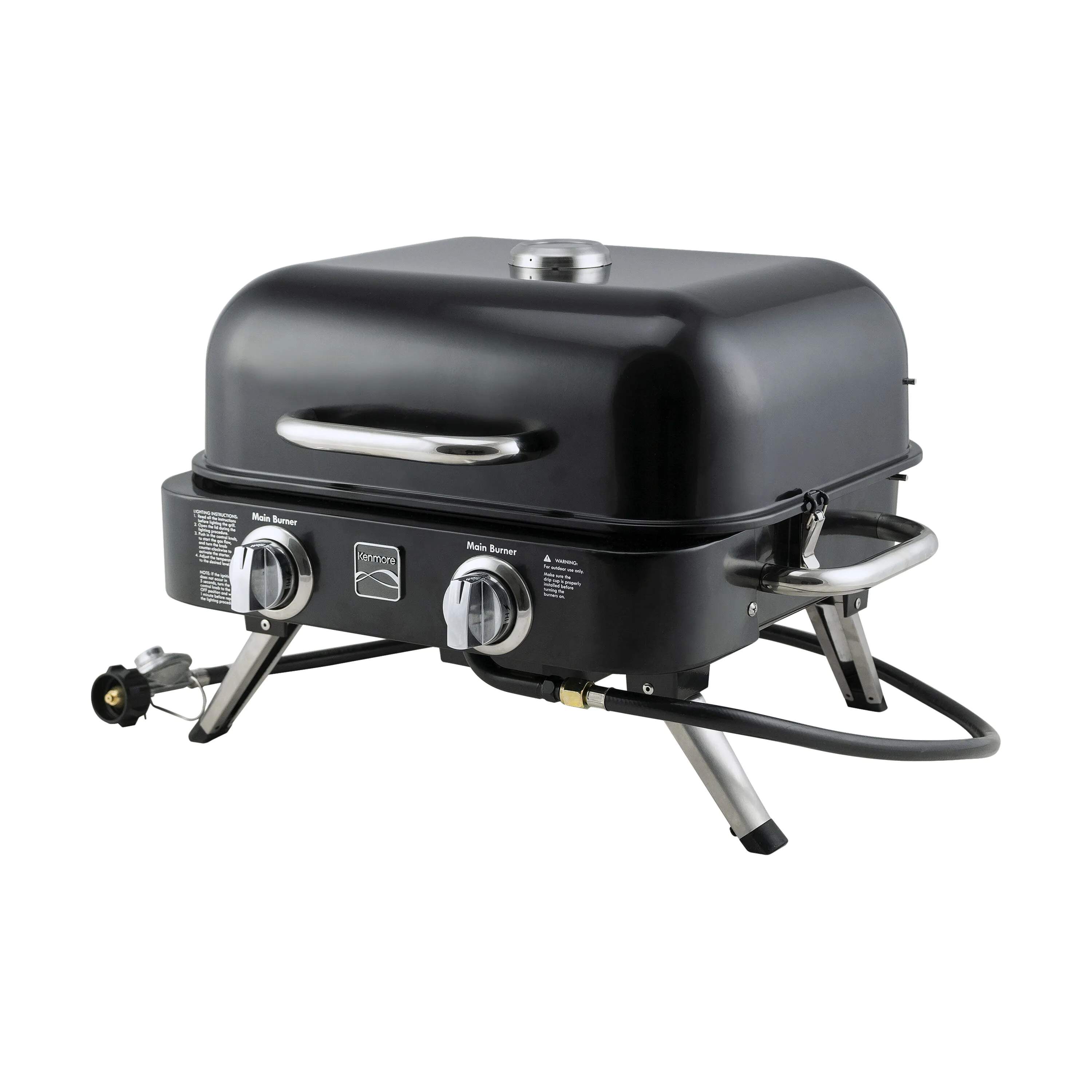 Kenmore Gasgrill Retro Gasgrill i Black, 4