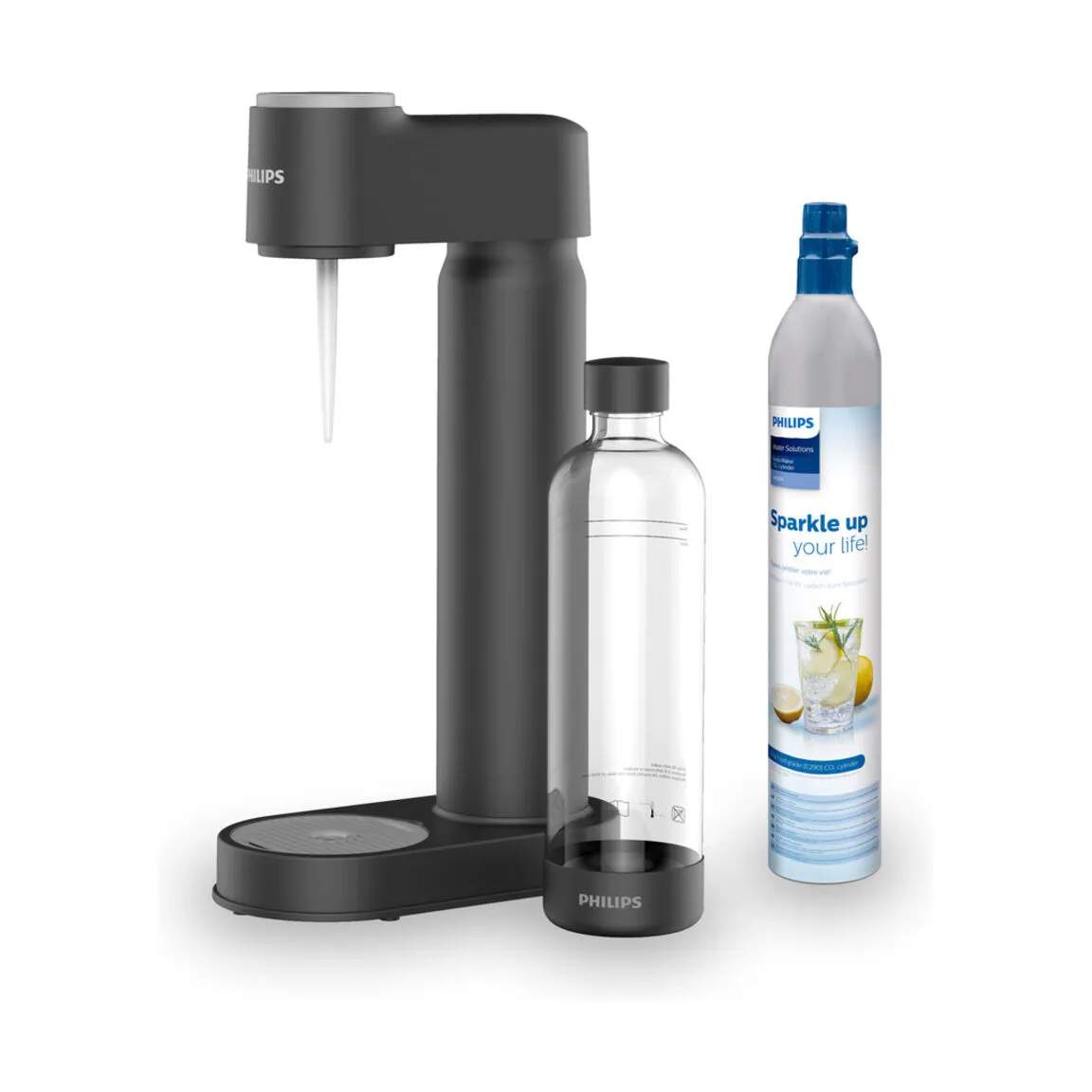 GoZero Sodavandsmaskine, sort, large