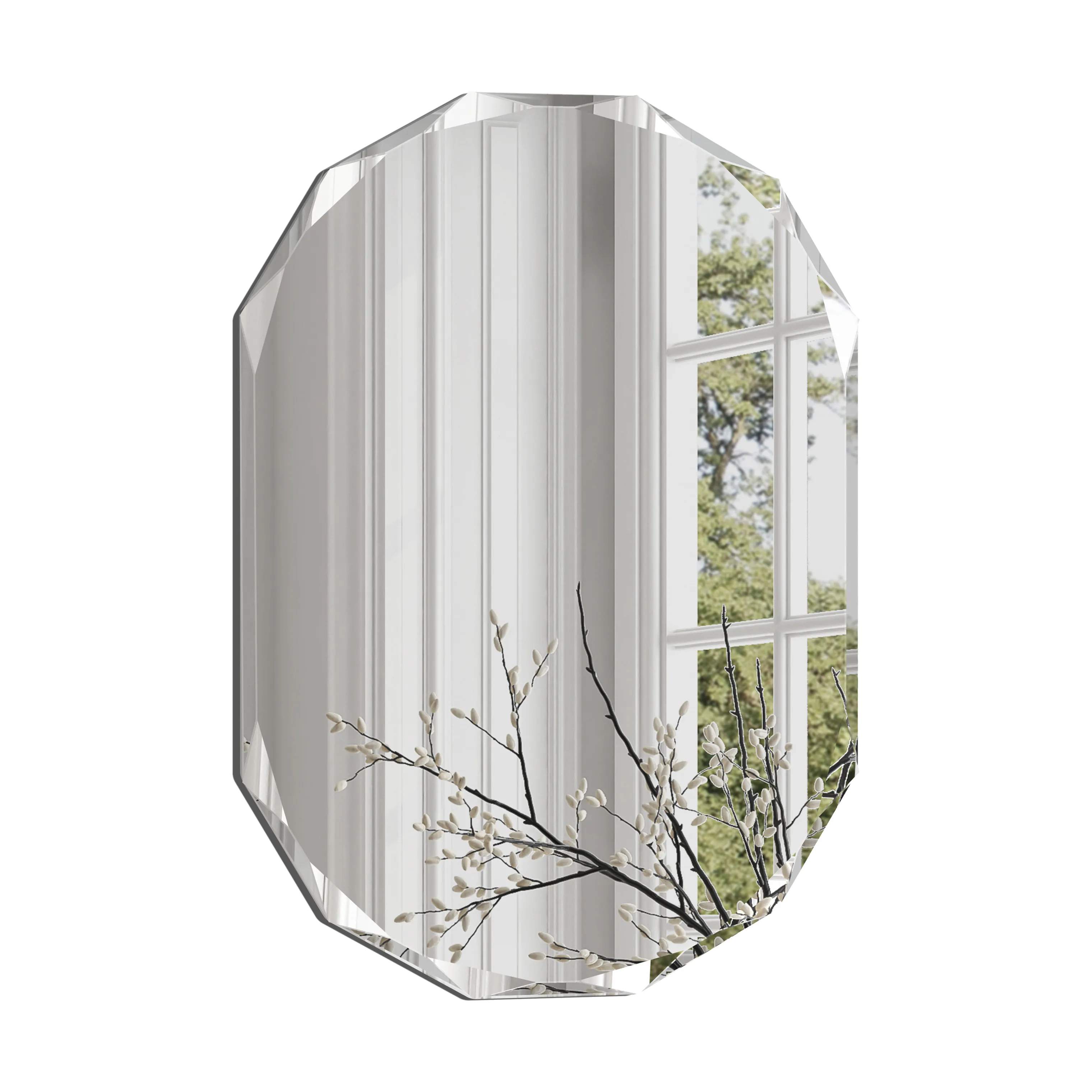 Incado Spejle Diamond Spejl i Sølv, 1