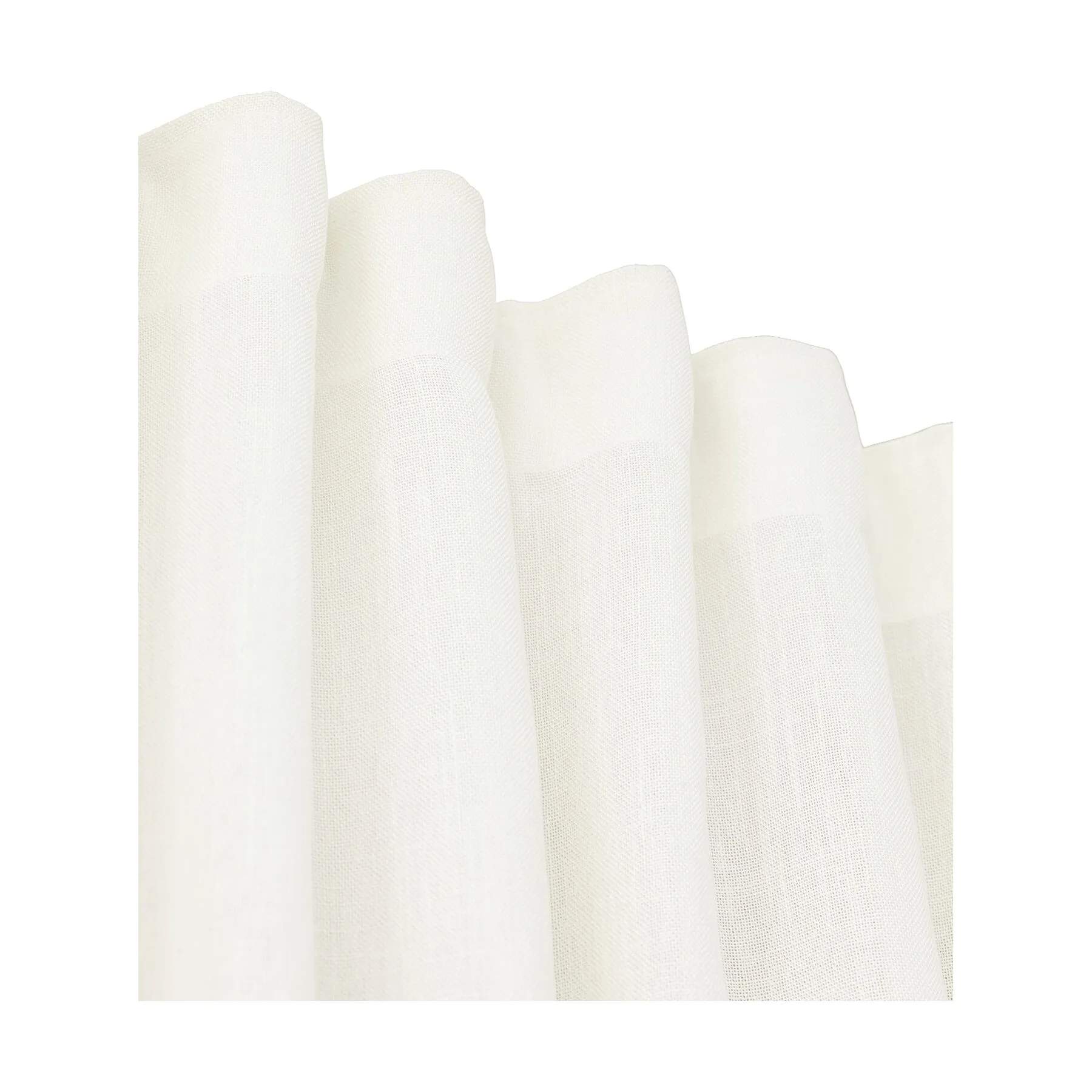 Svanefors Gardiner og gardinstænger Cecil Gardin - 2 stk. i Offwhite, H320 x B145 cm, 2