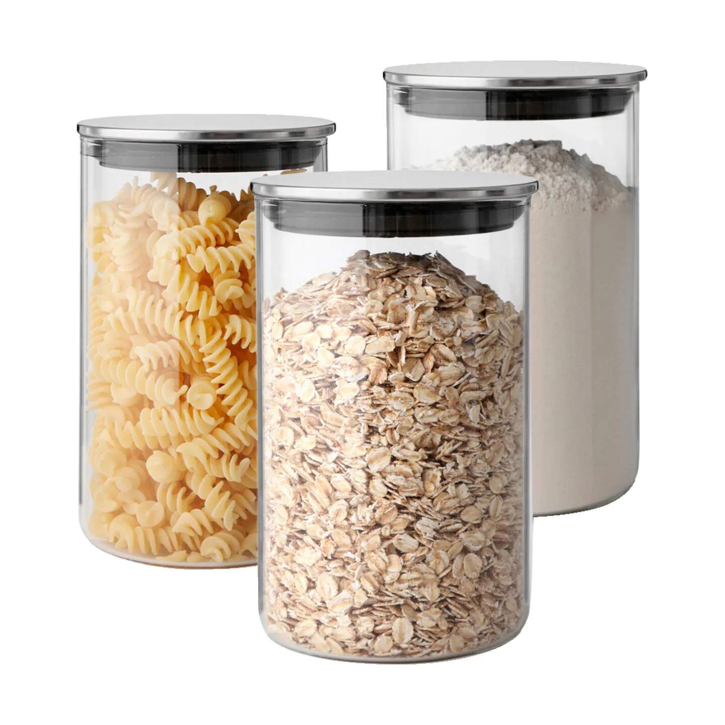 Cook & Baker opbevaringsglas Opbevaringsglas - 3 stk.
