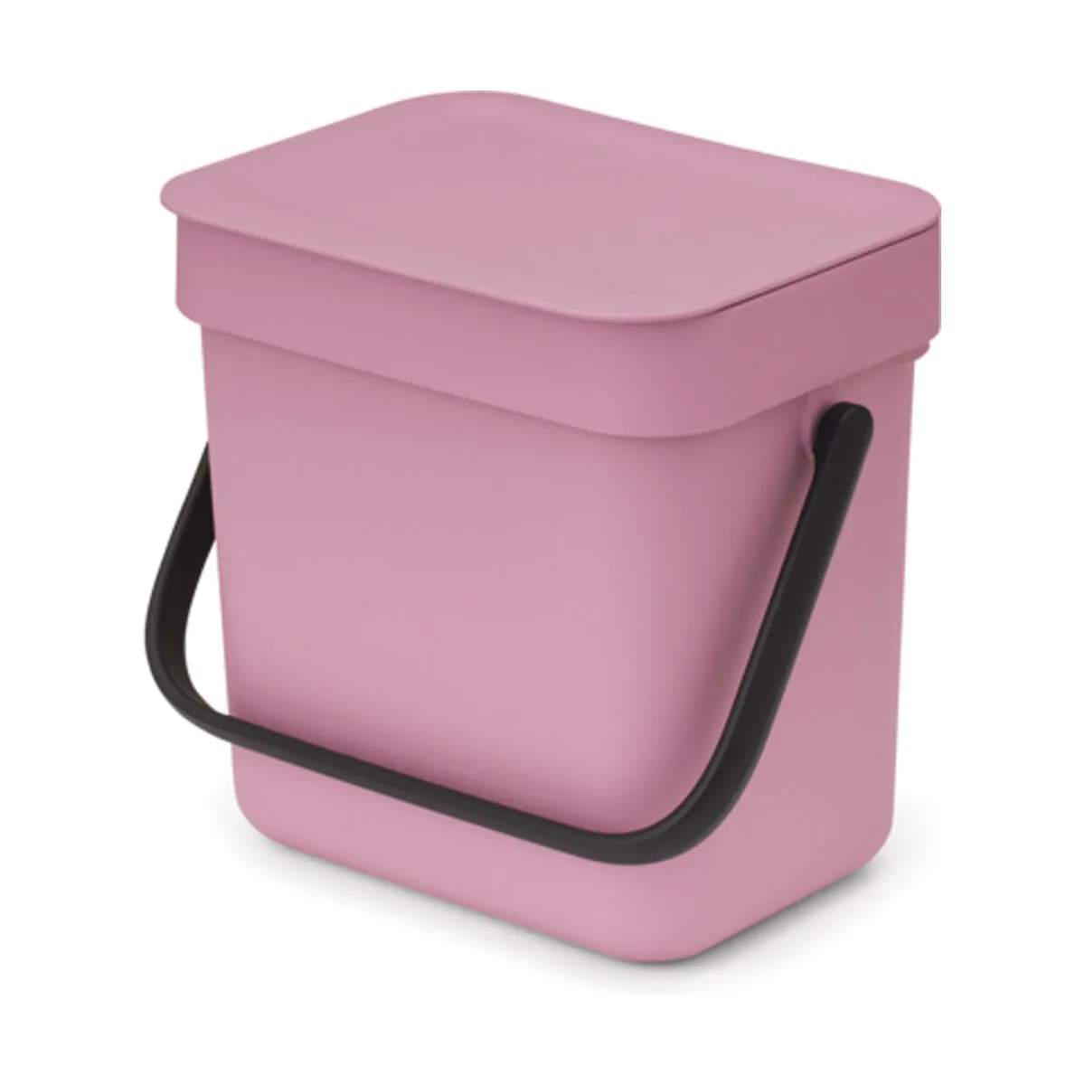 Brabantia Spande uden pedal Sort & Go Affaldsspand i Lilac Pink, 3 L, 1