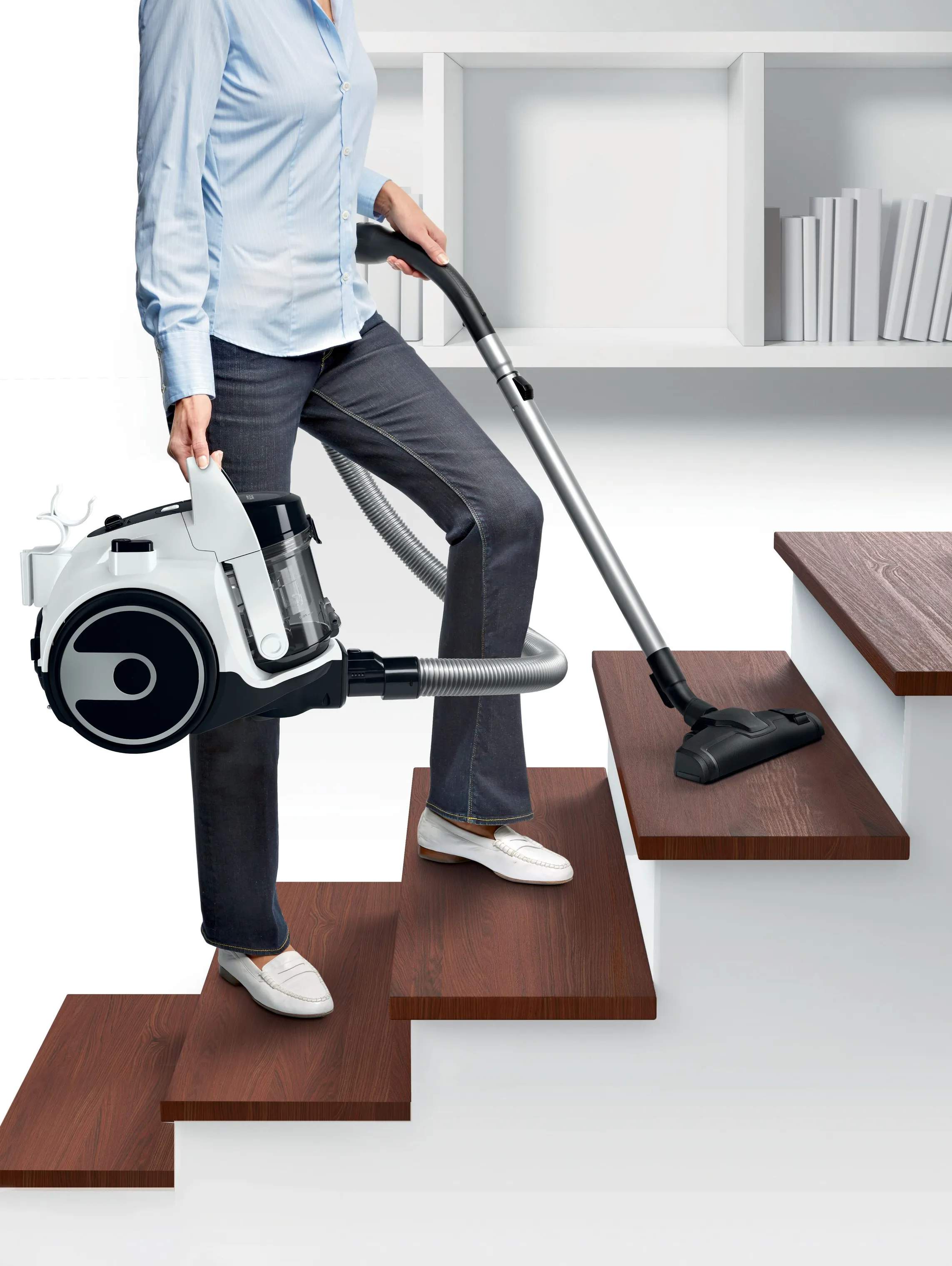 Bosch Støvsugere Poseløs støvsuger BGS05A322 Serie 2 i Hvid, 2