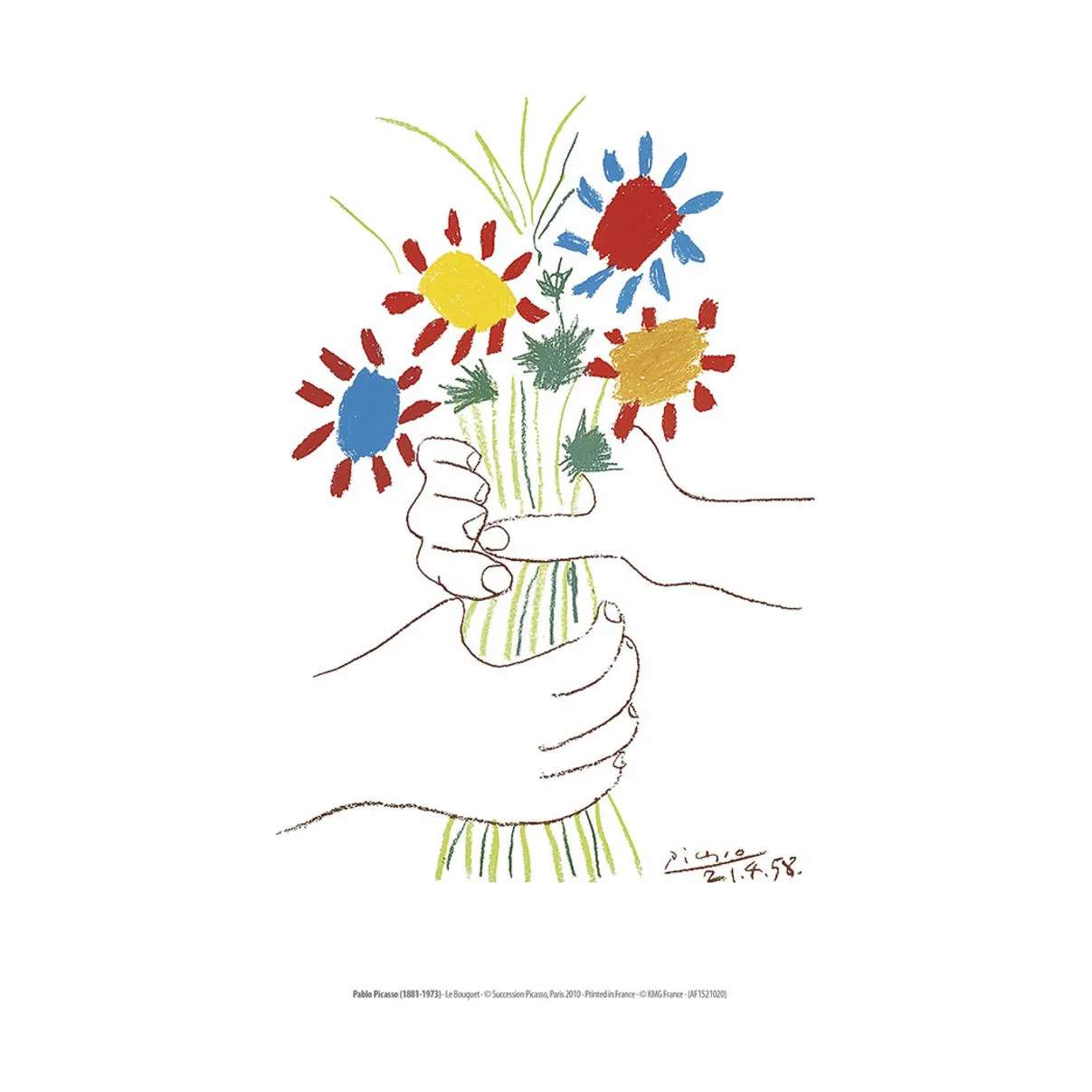 Picasso plakater plakat - Le Bouquet