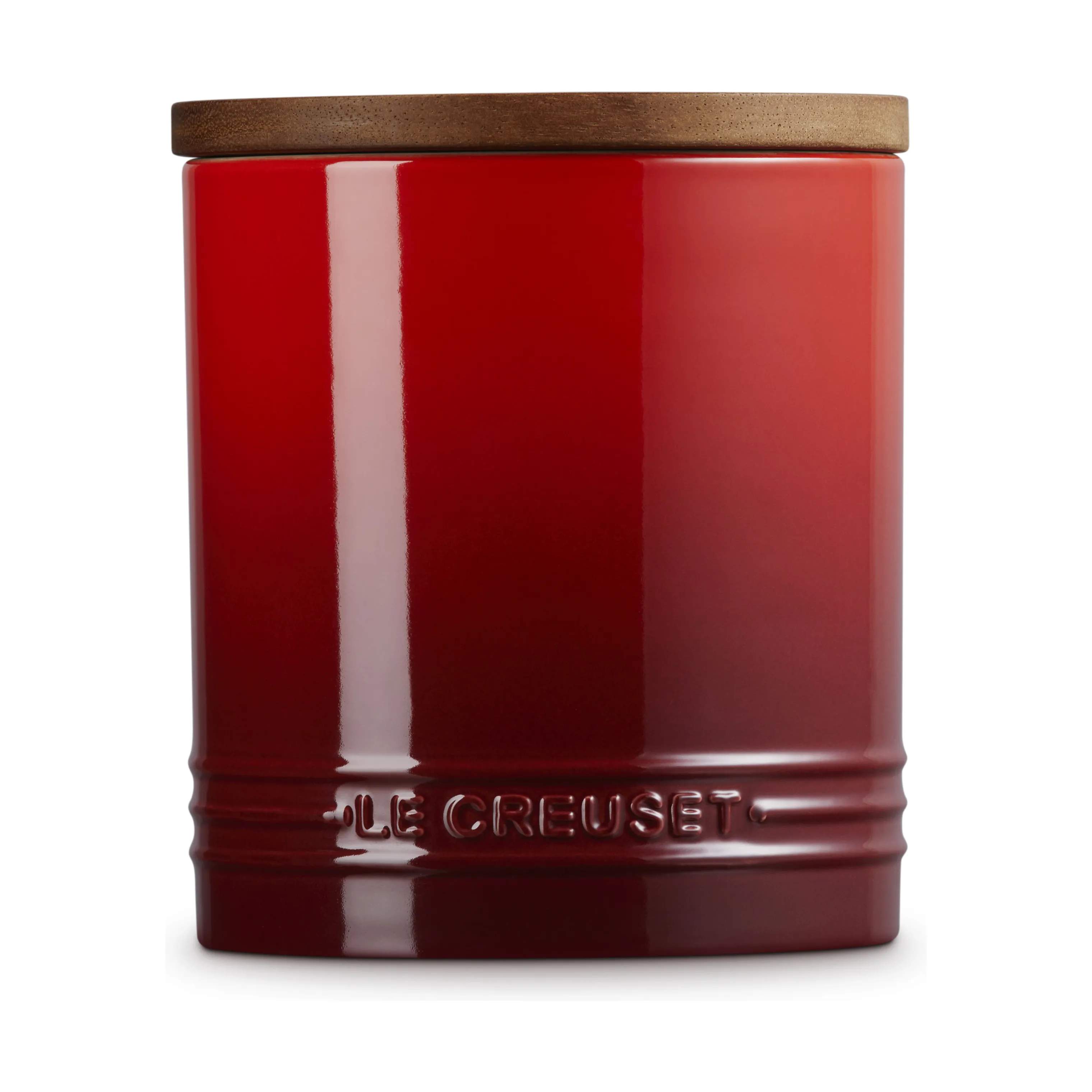 Le Creuset Opbevaringskrukker Signature Opbevaringskrukke m. Låg i Cerise, 1.1 L, 1