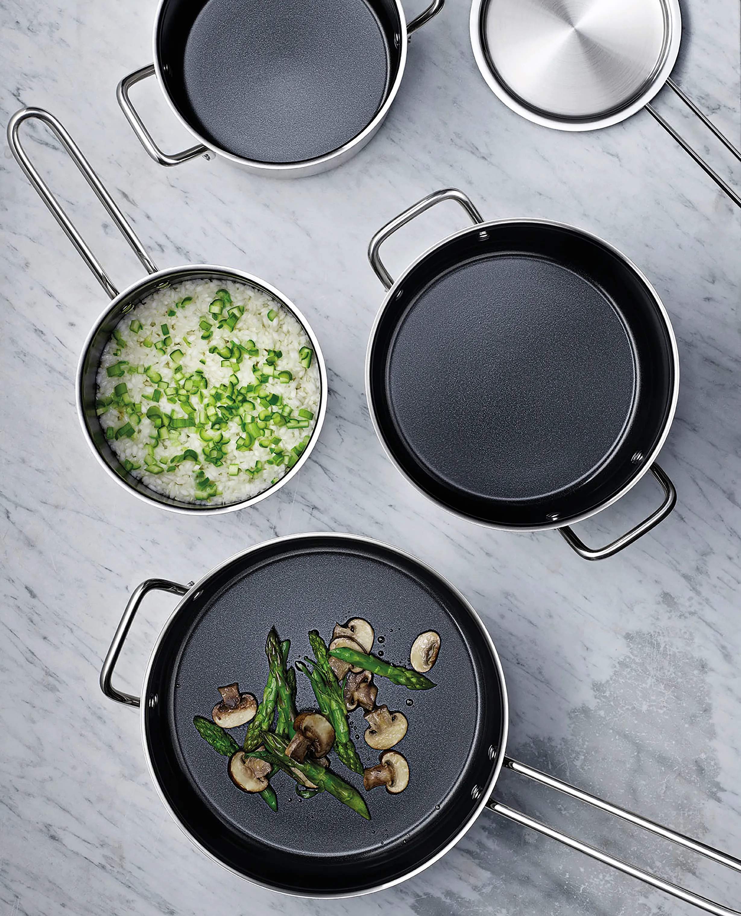 Eva Trio Gryder Stainless Steel Keramisk Rec. Stainless Steel Gryde i 3.6 L, 5