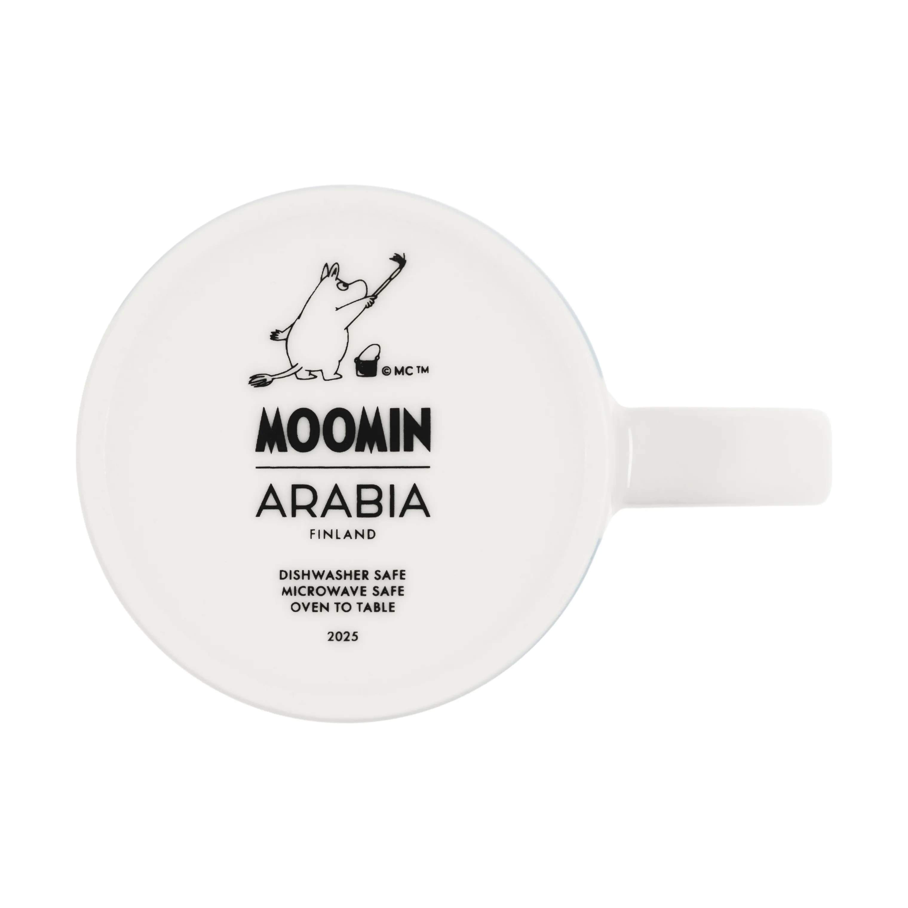 Moomin Arabia Krus og kopper med hank Moomin sæson Vinterbadning Krus i Multifarvet, 4