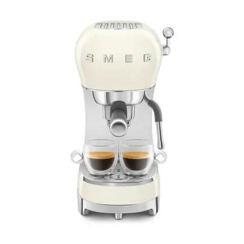 50's Style Espressomaskine, creme, large